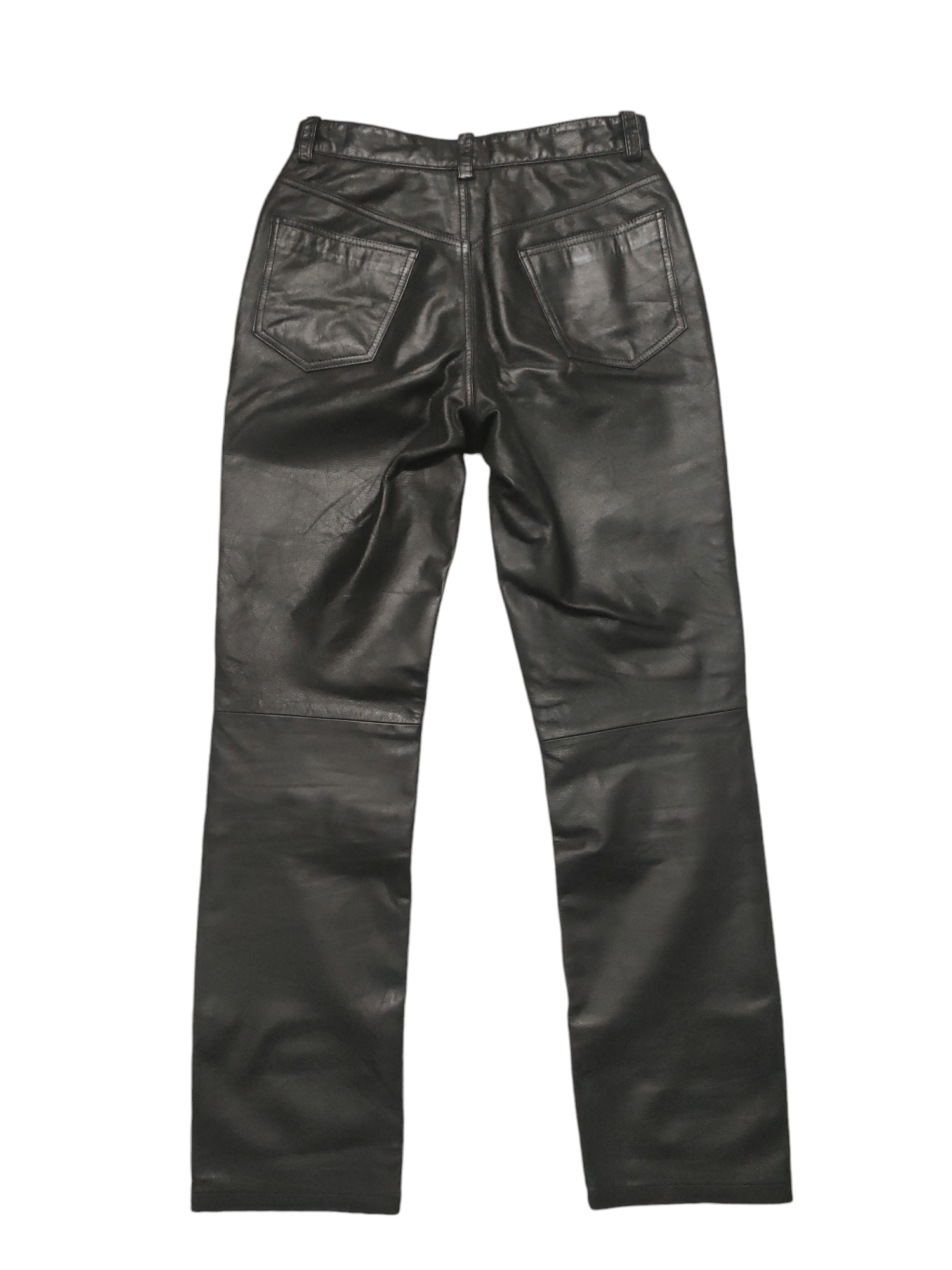 Yohji Yamamoto YOHJI YAMAMOTO "AAR" PANT LEATHER x RARE Size US 28 / EU 44 - 2 Thumbnail