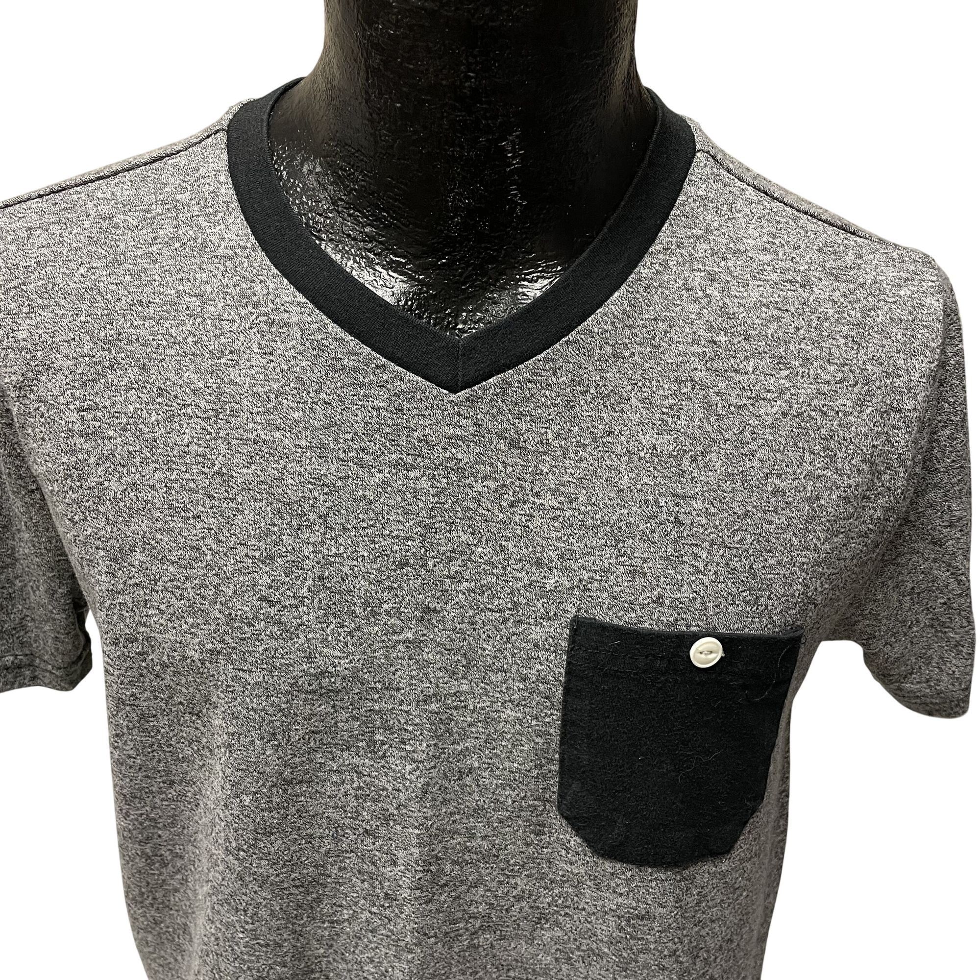 Other Vtg BKLYN BKC Cloth Brooklyn Heather V Neck Pocket RINGER Size US M / EU 48-50 / 2 - 2 Thumbnail