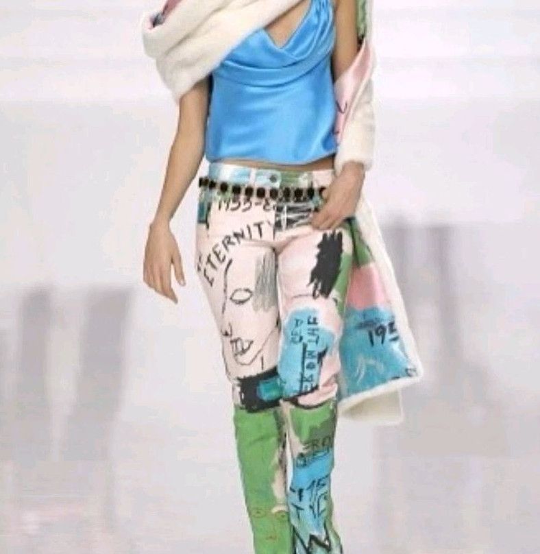 Jean-Michel Basquiat × Valentino Valentino 2006 Jean-Michael Basquiat Pants Size 28" / US 6 / IT 42 - 1 Thumbnail