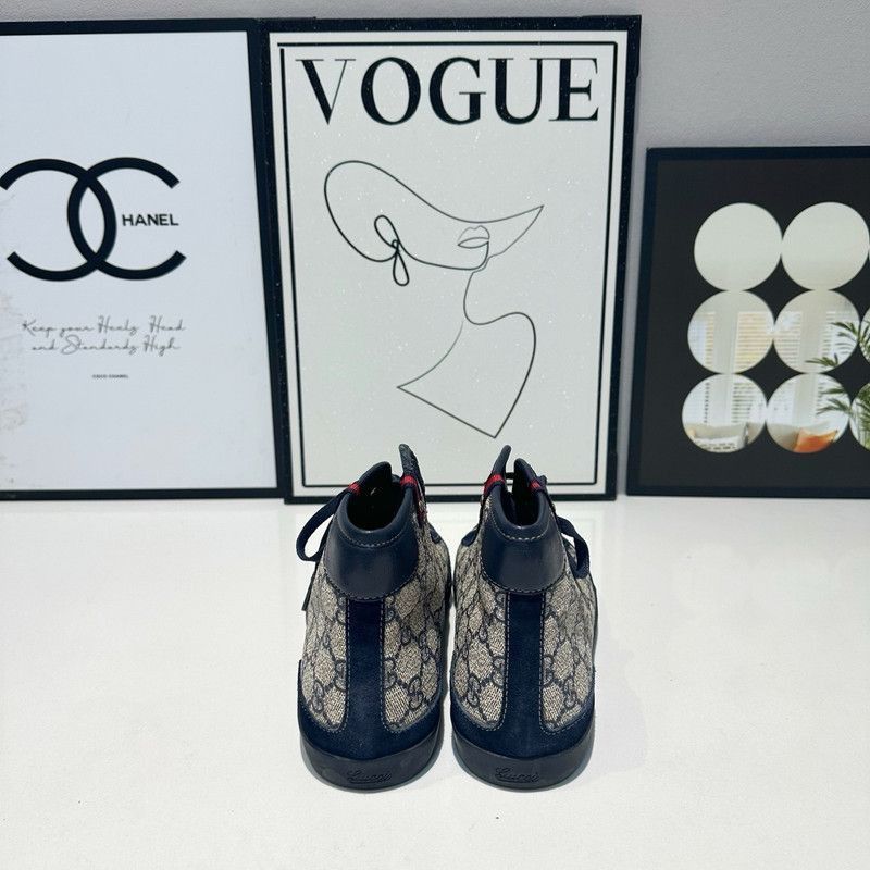 Gucci Gucci Logo High-Top Casual Sneakers Size US 7.5 / EU 40-41 - 3 Thumbnail