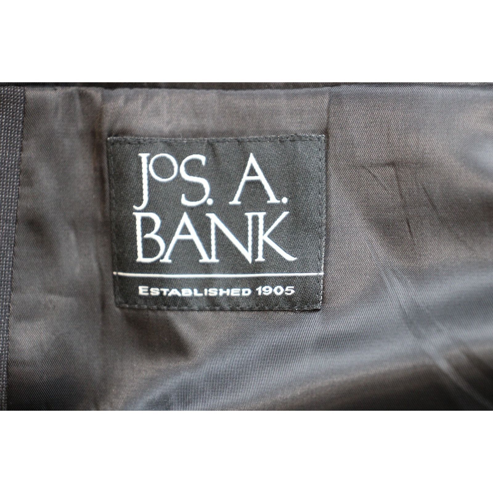 Jos. A. Bank Jos A Bank Blazer Mens 46R Gray Wool 2 Button Notch Lapel Size 46R - 5 Thumbnail