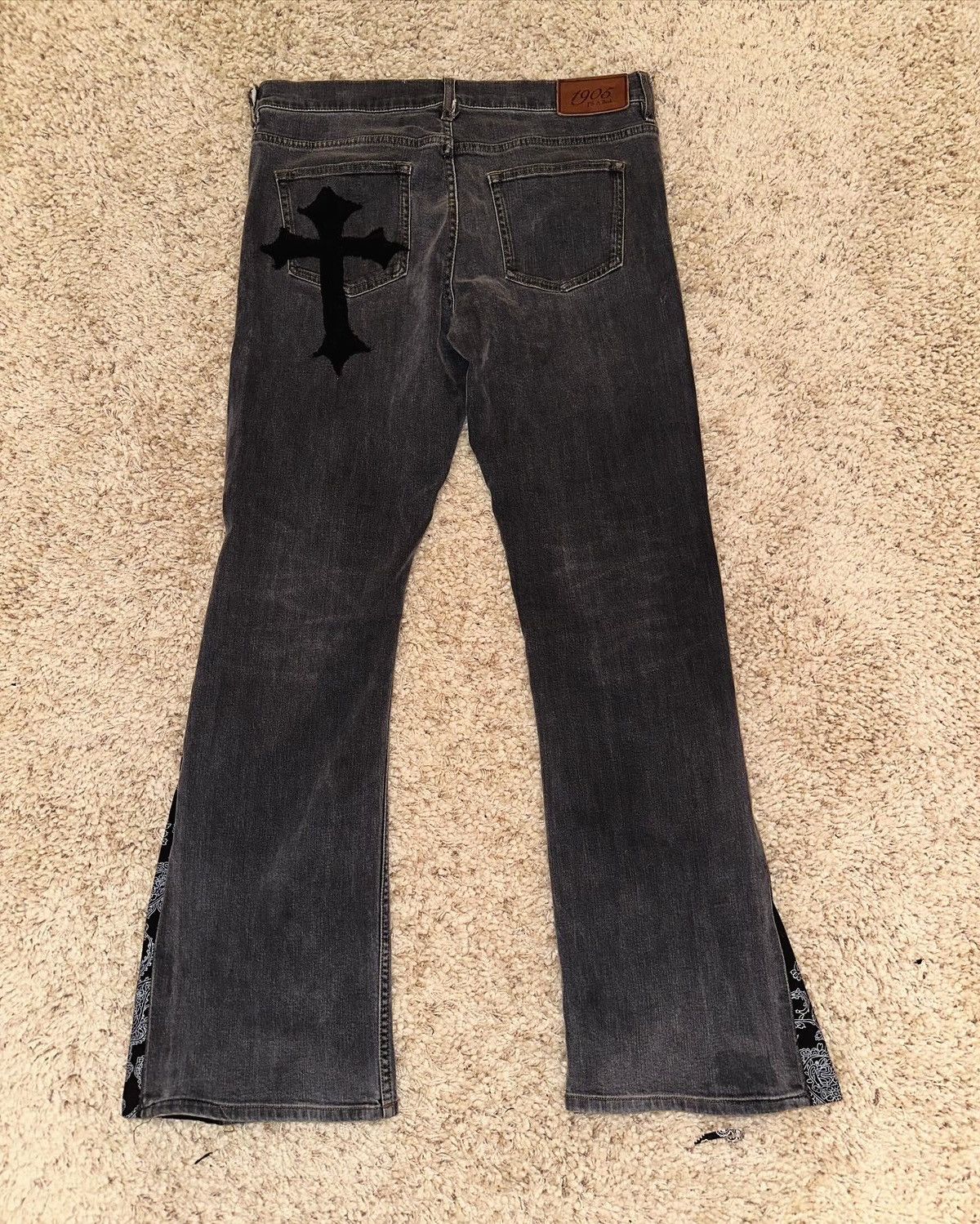 Vintage Flared Custom Jeans Size US 32 / EU 48 - 2 Thumbnail