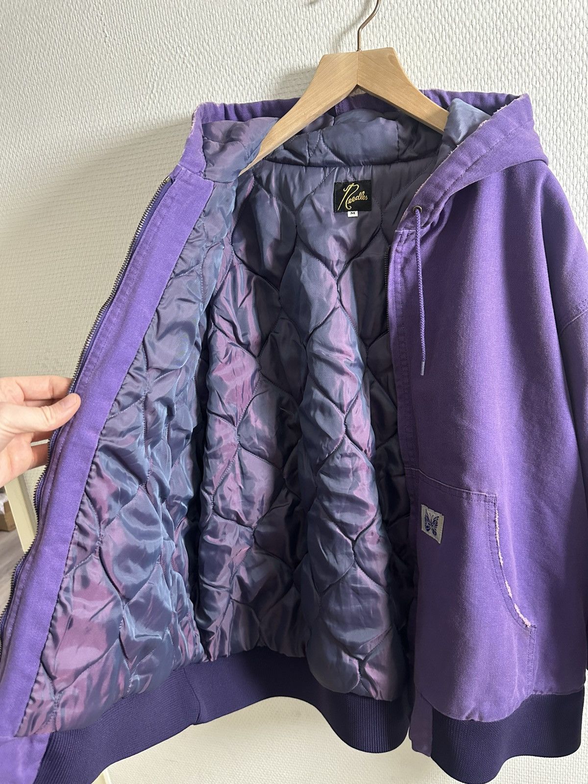 Needles Needles Zipped Oxford Work Jacket (Size:M) Size US M / EU 48-50 / 2 - 4 Thumbnail