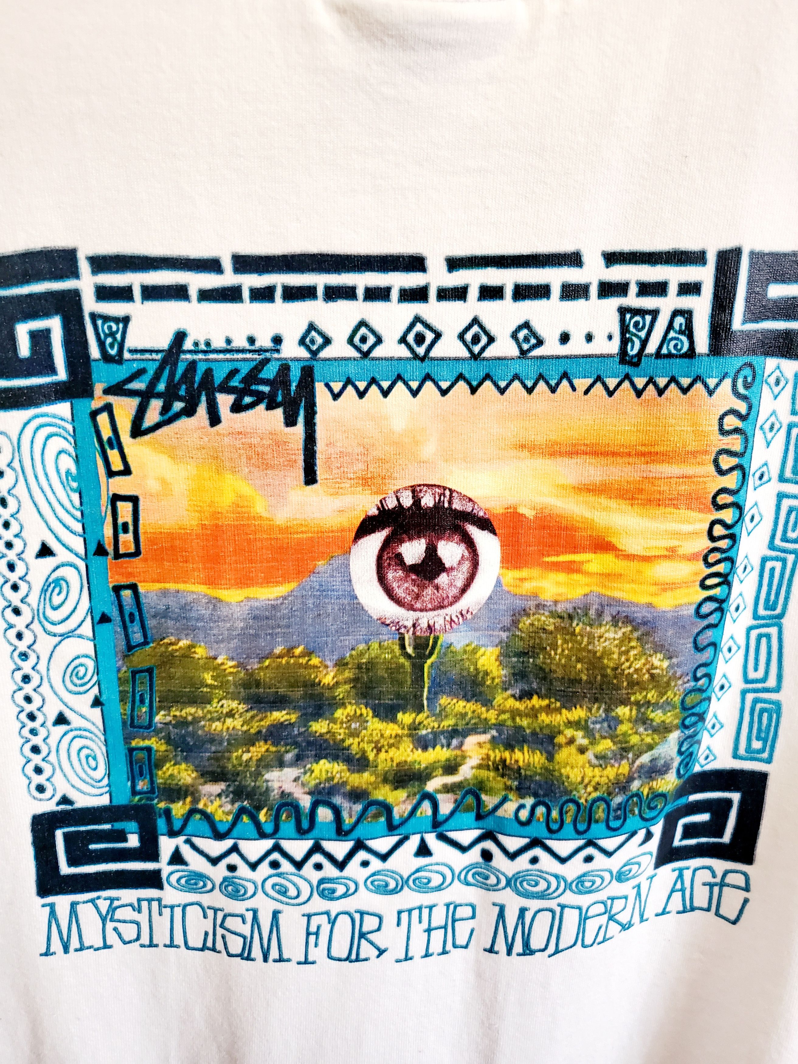 Stussy Rare Stussy Mojave T-shirt size l Size US L / EU 52-54 / 3 - 3 Thumbnail