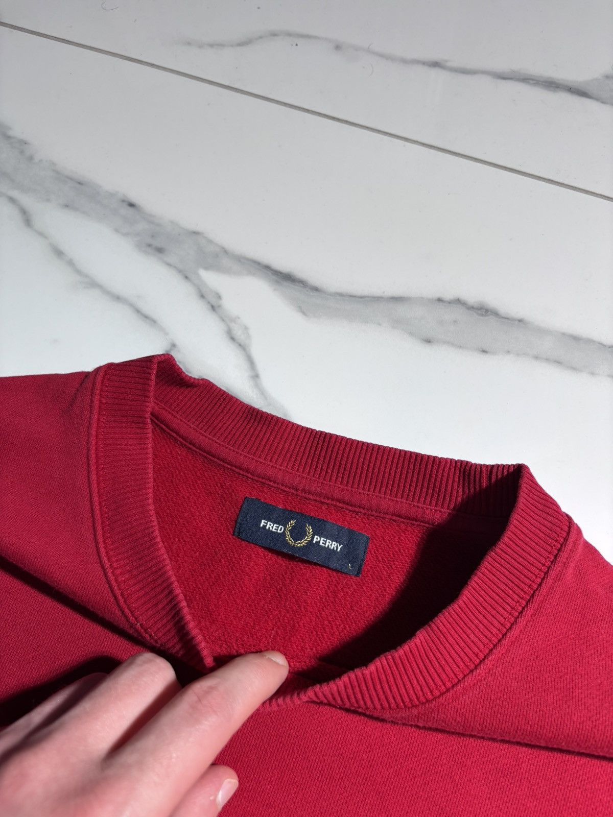 Fred Perry Vintage Fred Perry Sweatshirt Embroidered Logo Crewneck Y2K Size US M / EU 48-50 / 2 - 4 Thumbnail