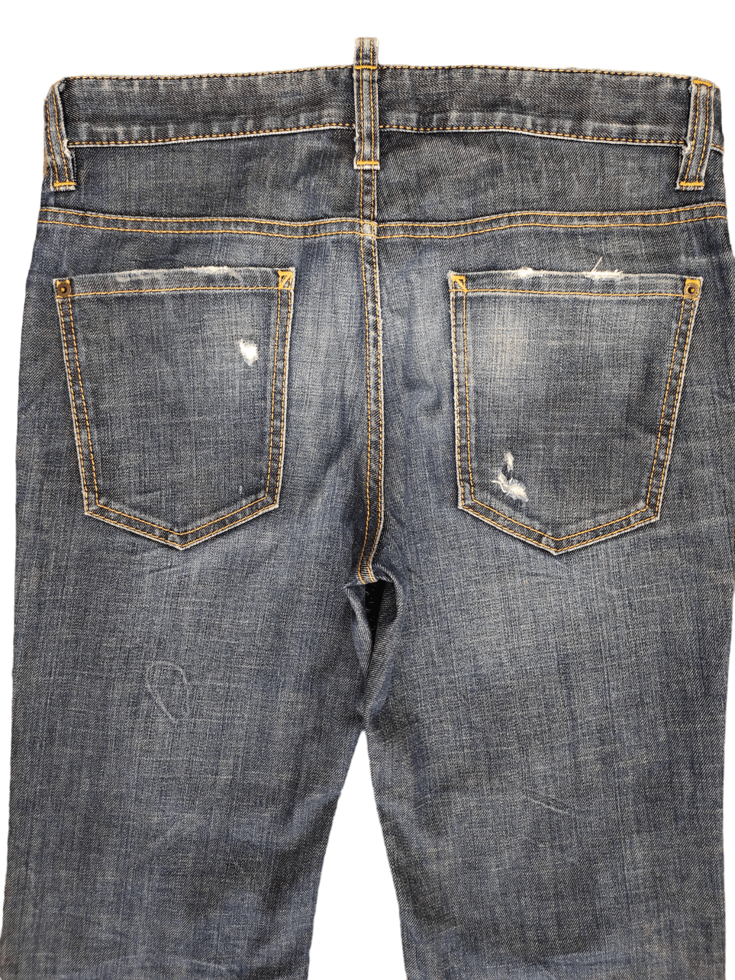 Dsquared2 Vintage Dsquared Ripped Clawmark Denim Cropped Jeans Size US 32 / EU 48 - 11 Thumbnail