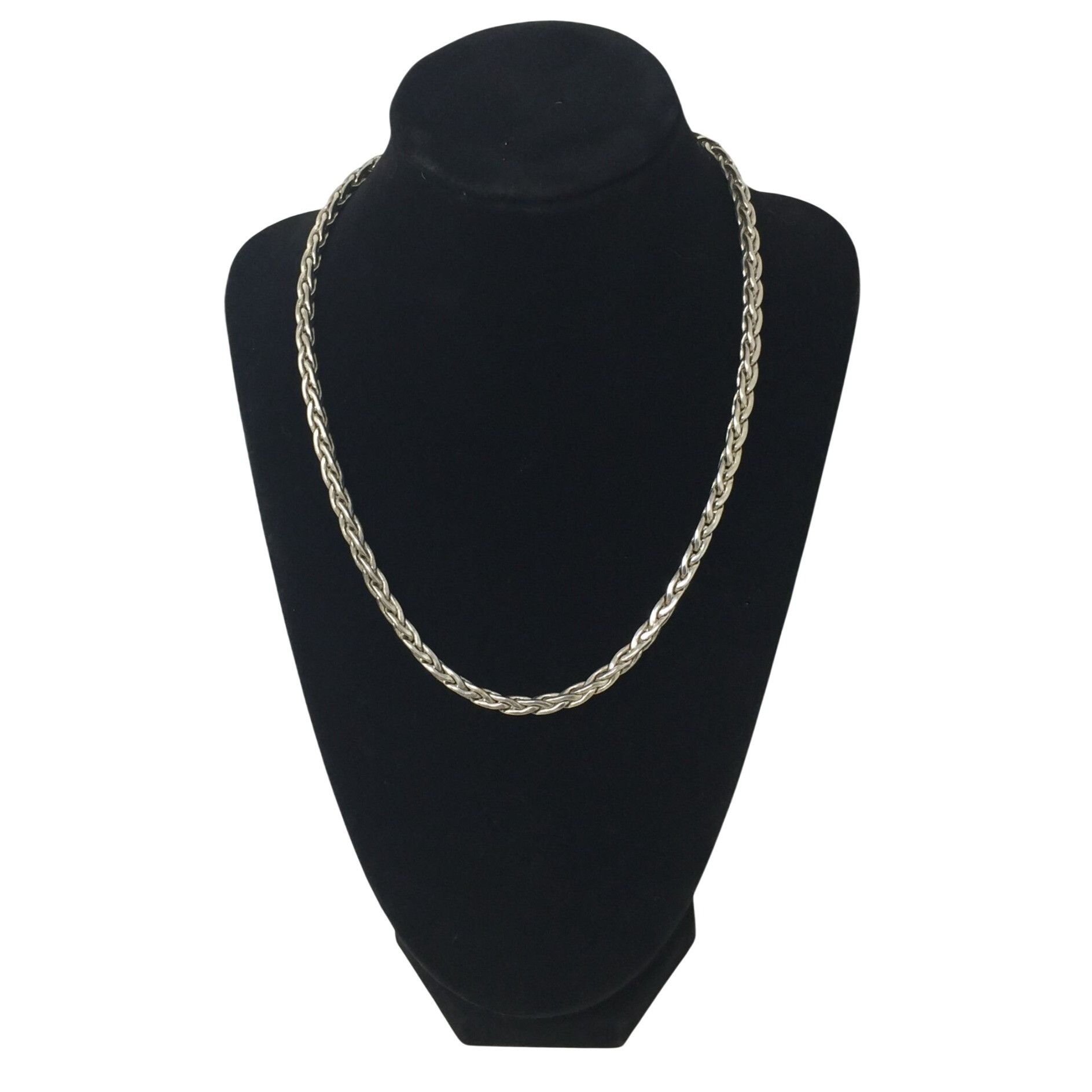 Other Unisex Silver Tone Long Chain Rope Necklace Size ONE SIZE - 1 Thumbnail