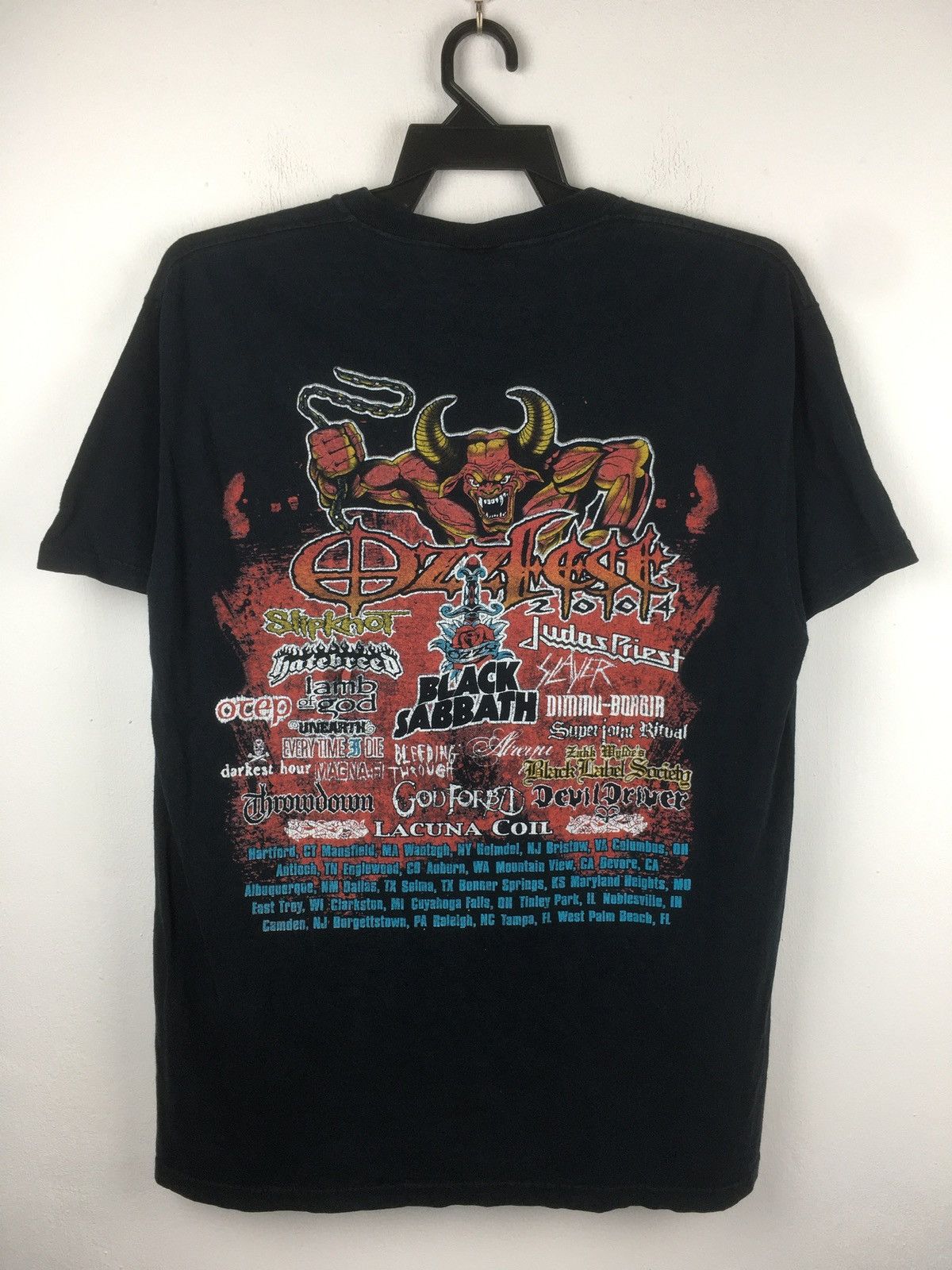 Ozzy Osbourne Ozzy Fest 2004 Black Sabbath Slipknot Size US L / EU 52-54 / 3 - 2 Thumbnail
