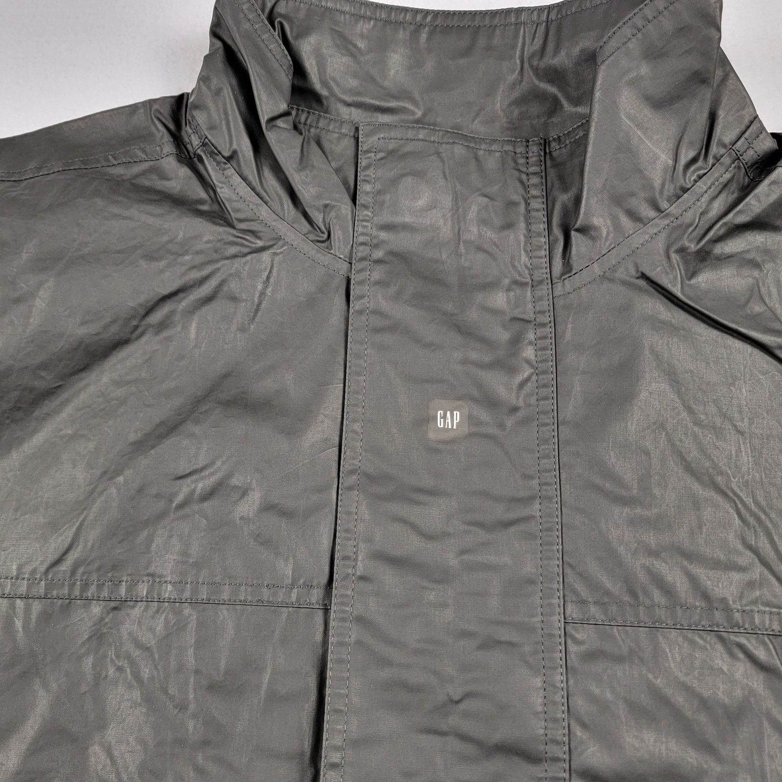 Yeezy Yeezy Gap by Balenciaga Coated Cotton Parka Black Sz L Size US L / EU 52-54 / 3 - 10 Thumbnail
