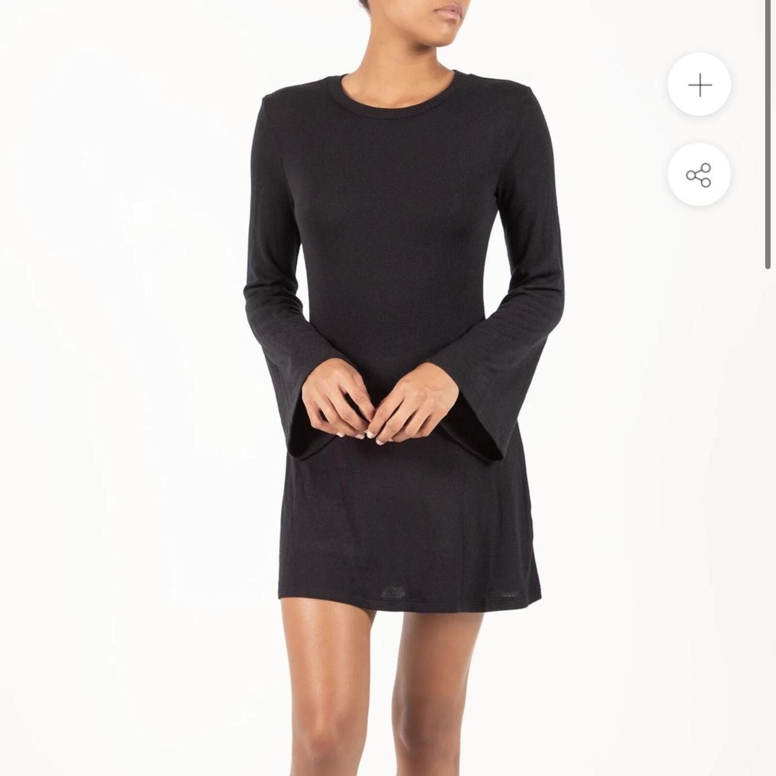 Other Anemos - BELL SLEEVE MINI DRESS IN MODAL KNIT Size L / US 10 / IT 46 - 3 Thumbnail
