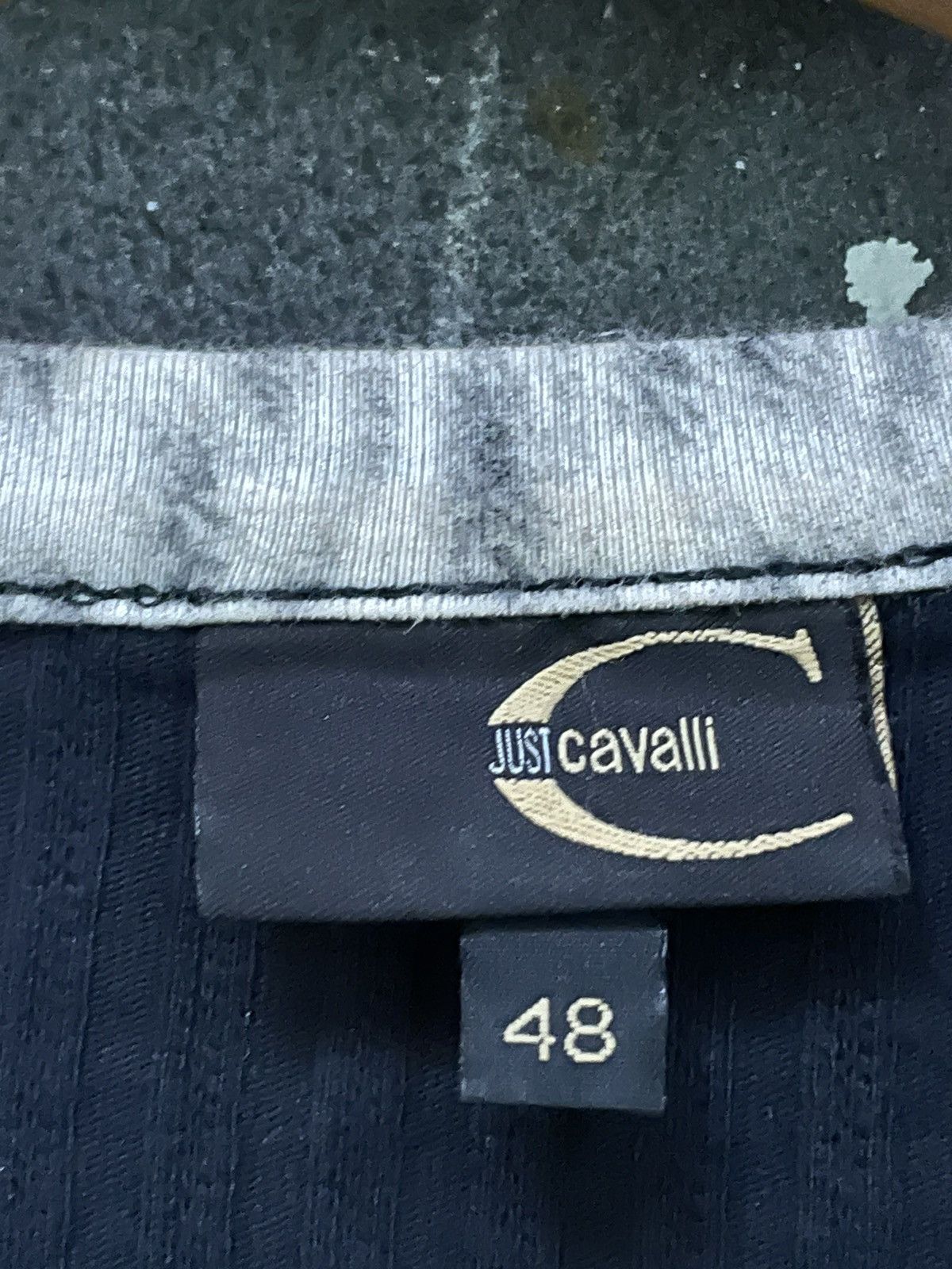 Just Cavalli × Roberto Cavalli Vintage Just Cavalli Archive Long Sleeve Leopard Black RARE Size M / US 6-8 / IT 42-44 - 8 Thumbnail
