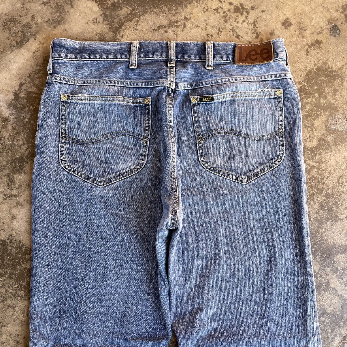Lee 🔥Vintage Lee 6230 Stoned Washed Distress Denim Jeans Size US 33 - 5 Thumbnail