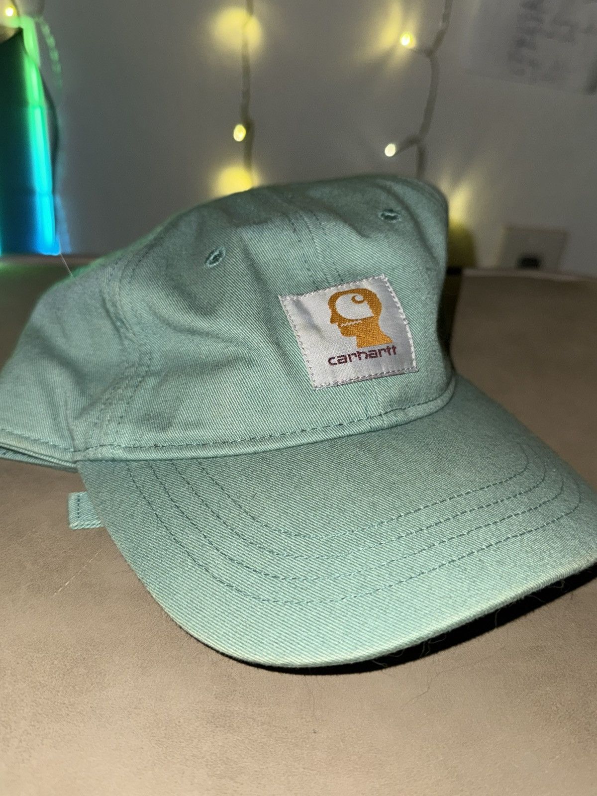 Brain Dead × Carhartt Wip Carhartt Brain Dead - Teal / Seafoam Canvas Dad Hat Size ONE SIZE - 1 Thumbnail