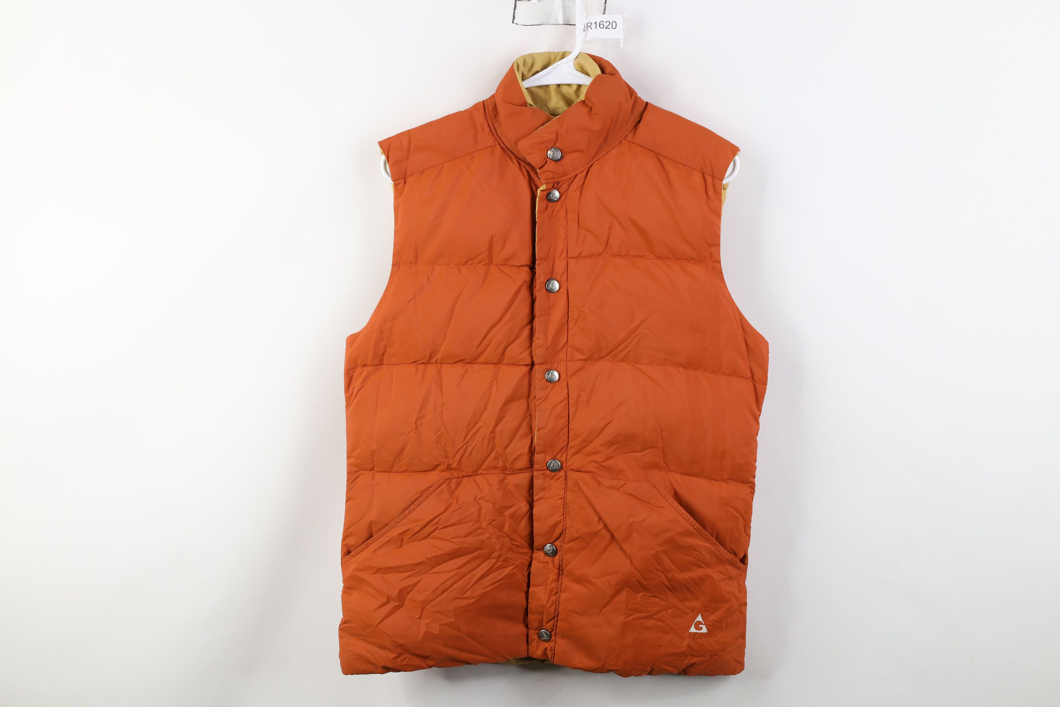 Vintage Vintage 70s Streetwear Reversible Duck Puffer Vest Jacket Size US S / EU 44-46 / 1 - 1 Thumbnail