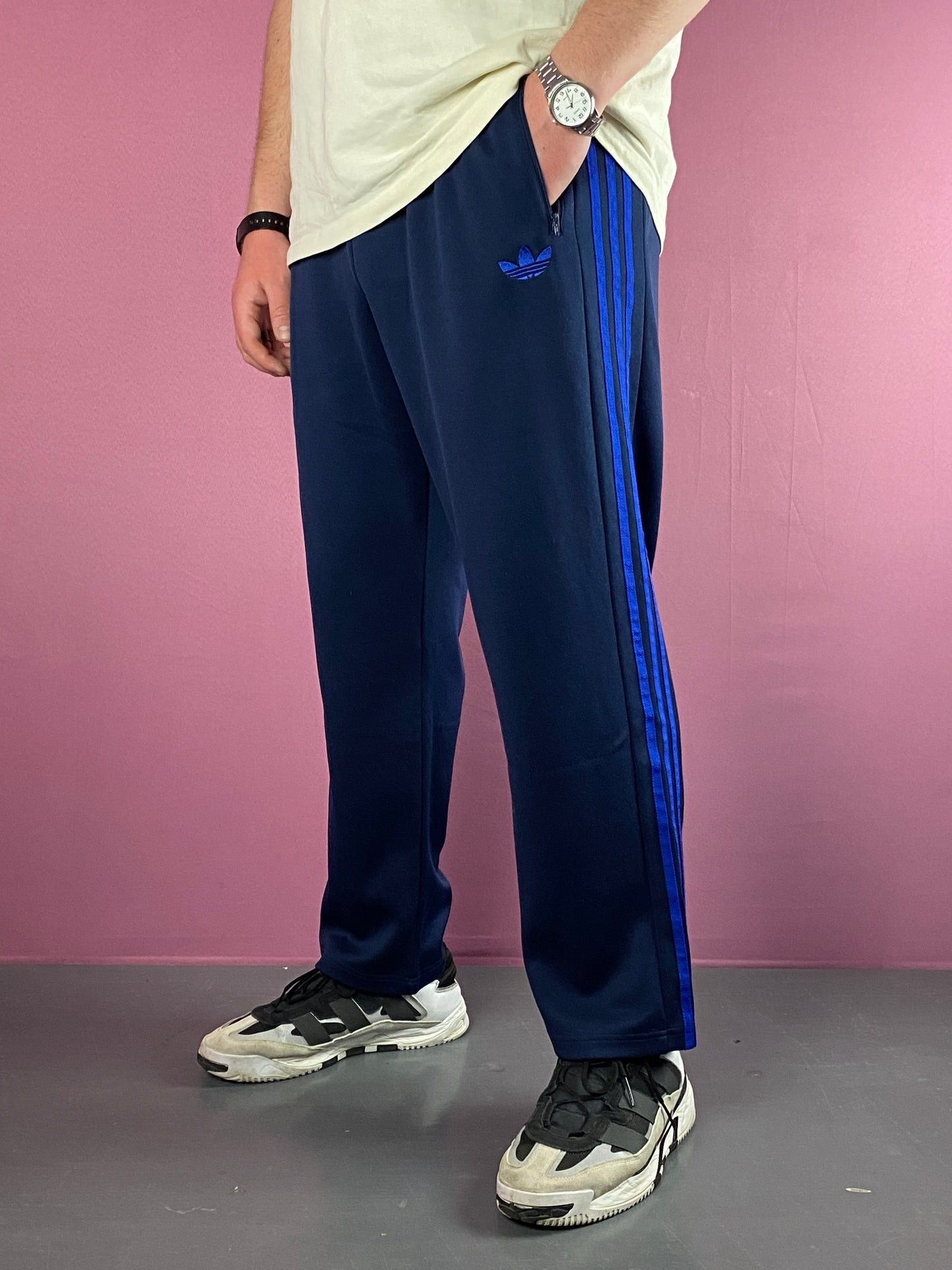 Adidas Adidas Originals Vintage Men's Striped Track Pants - XL Size US 38 / EU 54 - 1 Thumbnail