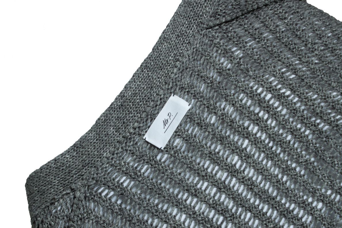 Mr P. Mr.P., Knitted cardigan with pockets in grey Size US XL / EU 56 / 4 - 5 Thumbnail