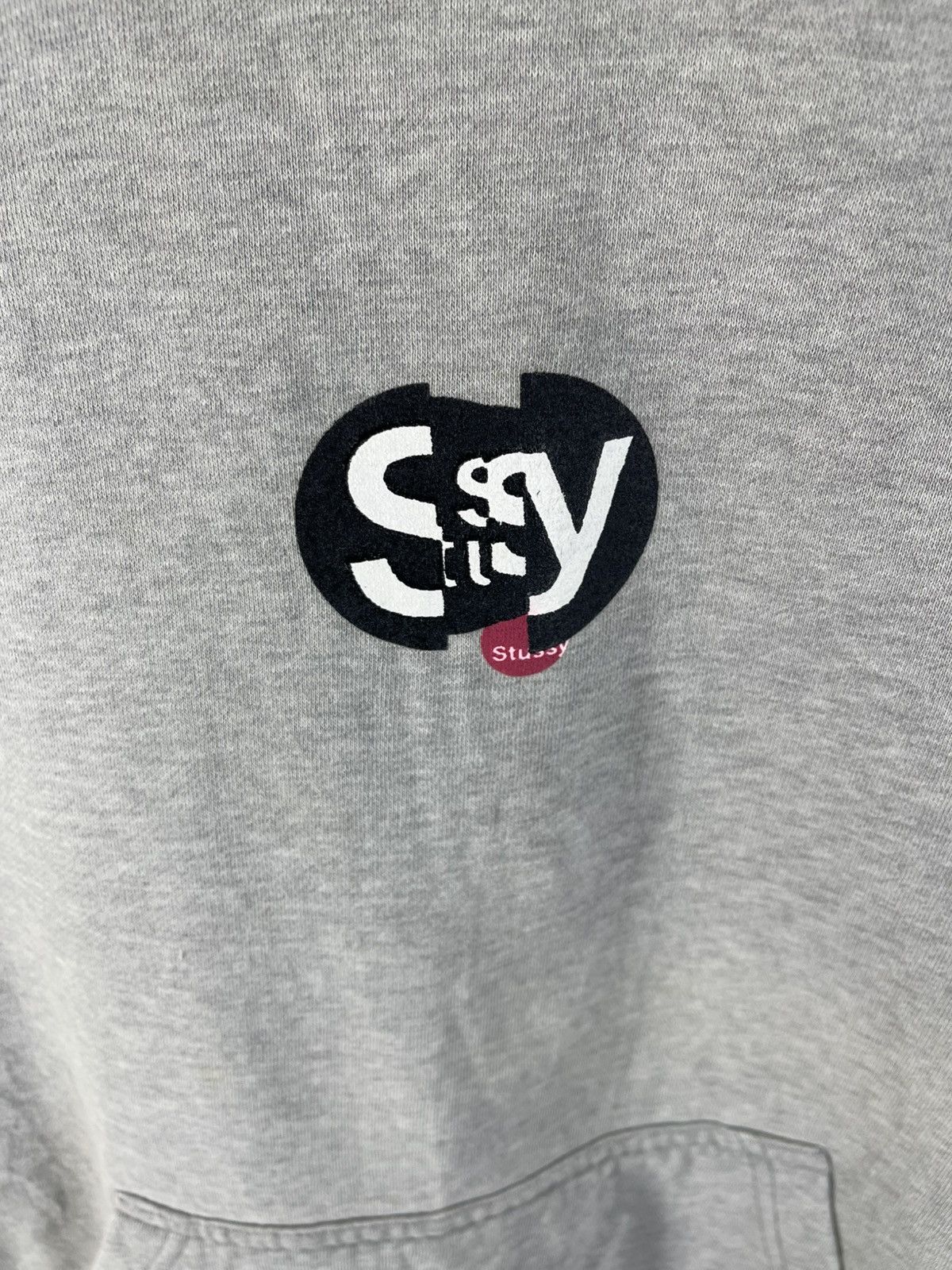Stussy Vintage 90's Stussy GM Hoodie Grey Size US L / EU 52-54 / 3 - 6 Thumbnail