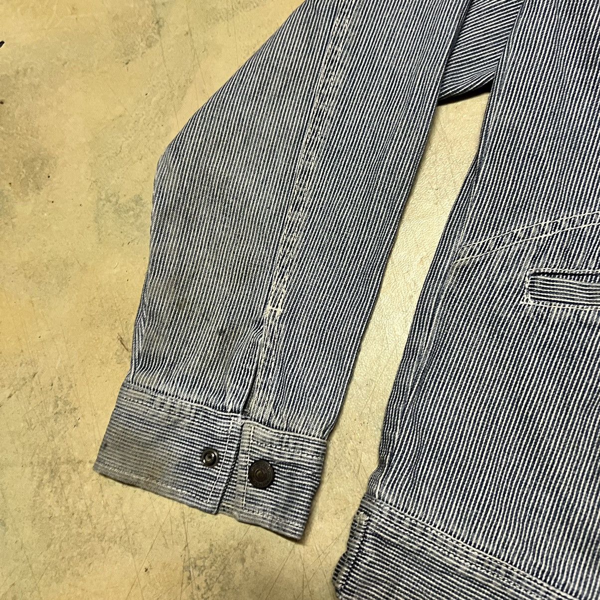 Japanese Brand Vintage Dogman Hickory Work Wear Jacket Distressed Size US L / EU 52-54 / 3 - 5 Thumbnail