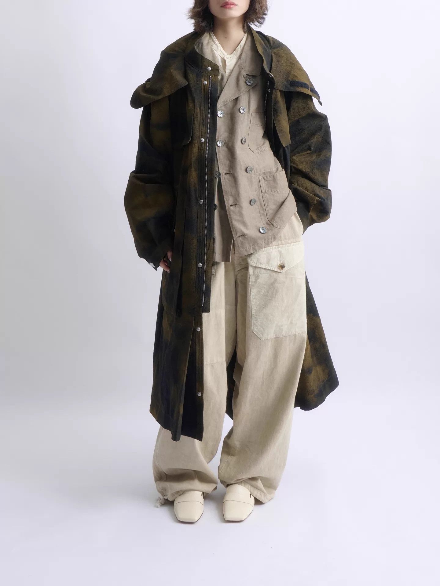 A-COLD-WALL* A-COLD-WALL tech long parka smoky camo cloud Size L Size US L / EU 52-54 / 3 - 6 Thumbnail