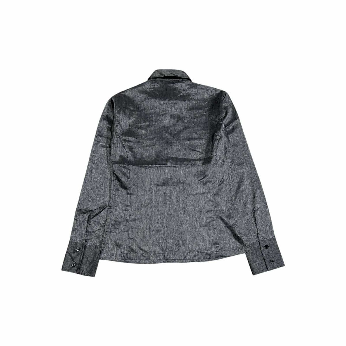 5351 POUR LES HOMMES × Japanese Brand × Tornado Mart 🔥Y2K 5351 Pour Les Hommes Shirt Metallic Silver Steampunk Size US S / EU 44-46 / 1 - 6 Thumbnail