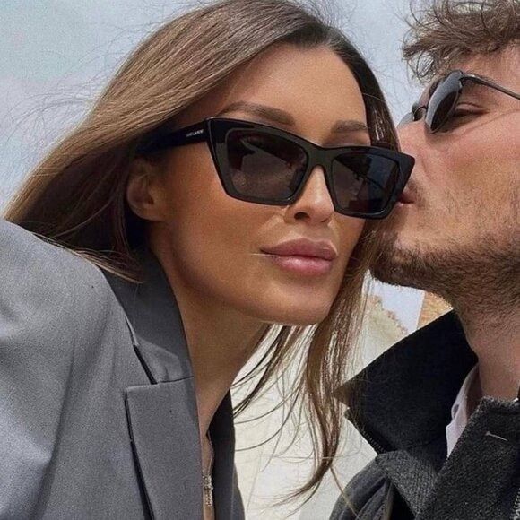 Saint Laurent Paris 🕶️ New Saint Laurent SL276 MICA 061 Cyclamen Sunglasses Size ONE SIZE - 6 Thumbnail