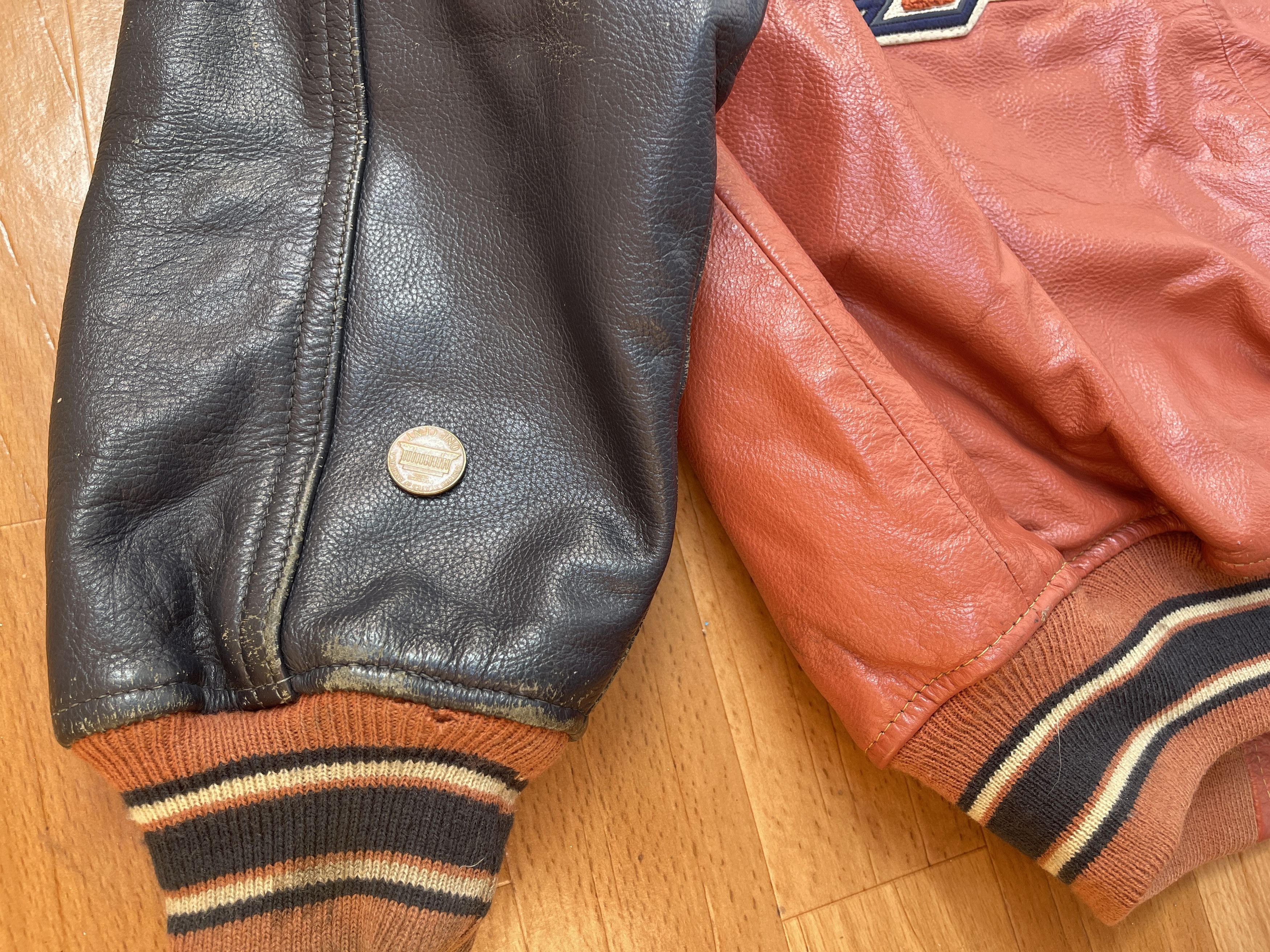Avirex AVIREX leather jacket, Black Lions, vintage, 90s hip hop XS Size US XS / EU 42 / 0 - 14 Thumbnail