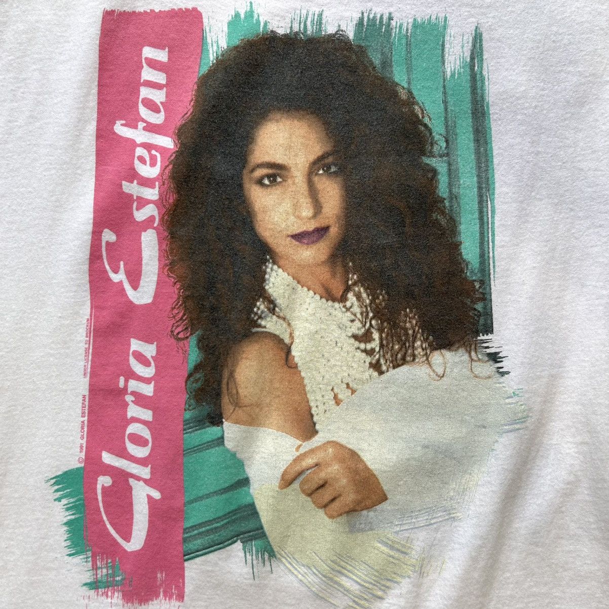 Band Tees × Brockum × Vintage Vintage 1991 Gloria Estefan Into The Light tour t-shirt Size US L / EU 52-54 / 3 - 2 Thumbnail
