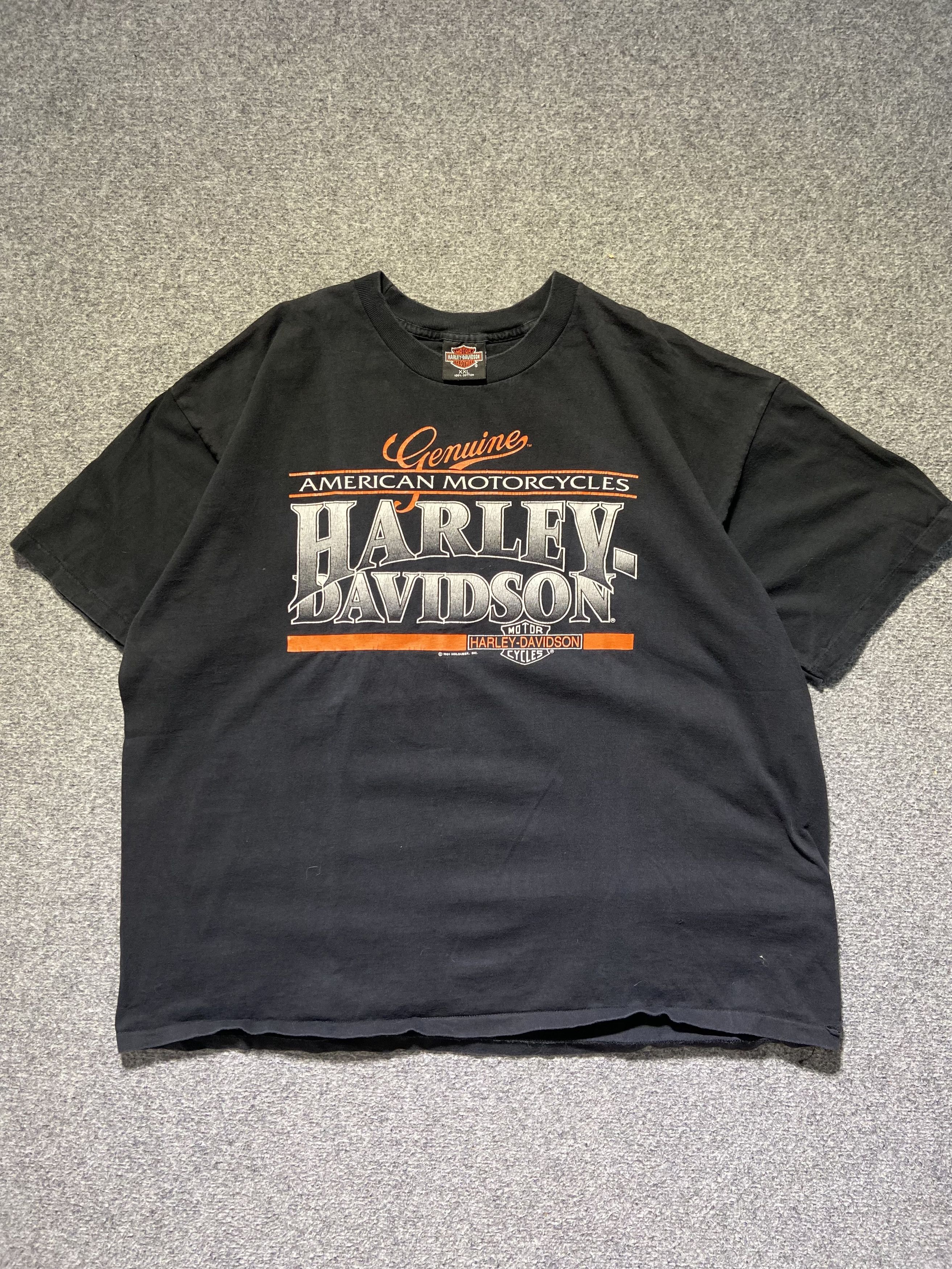 Harley Davidson Vintage Harley Davidson 91’s t shirts Size US XXL / EU 58 / 5 - 1 Thumbnail