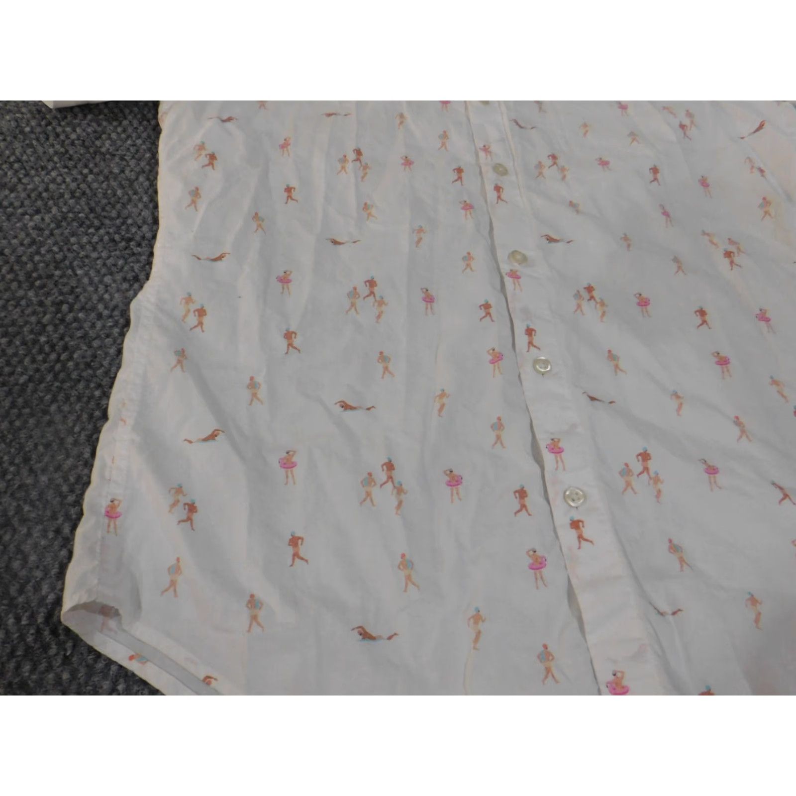 Bonobos Bonobos Shirt medium Mens white Floral beach all over print people slim fit Size US M / EU 48-50 / 2 - 5 Thumbnail