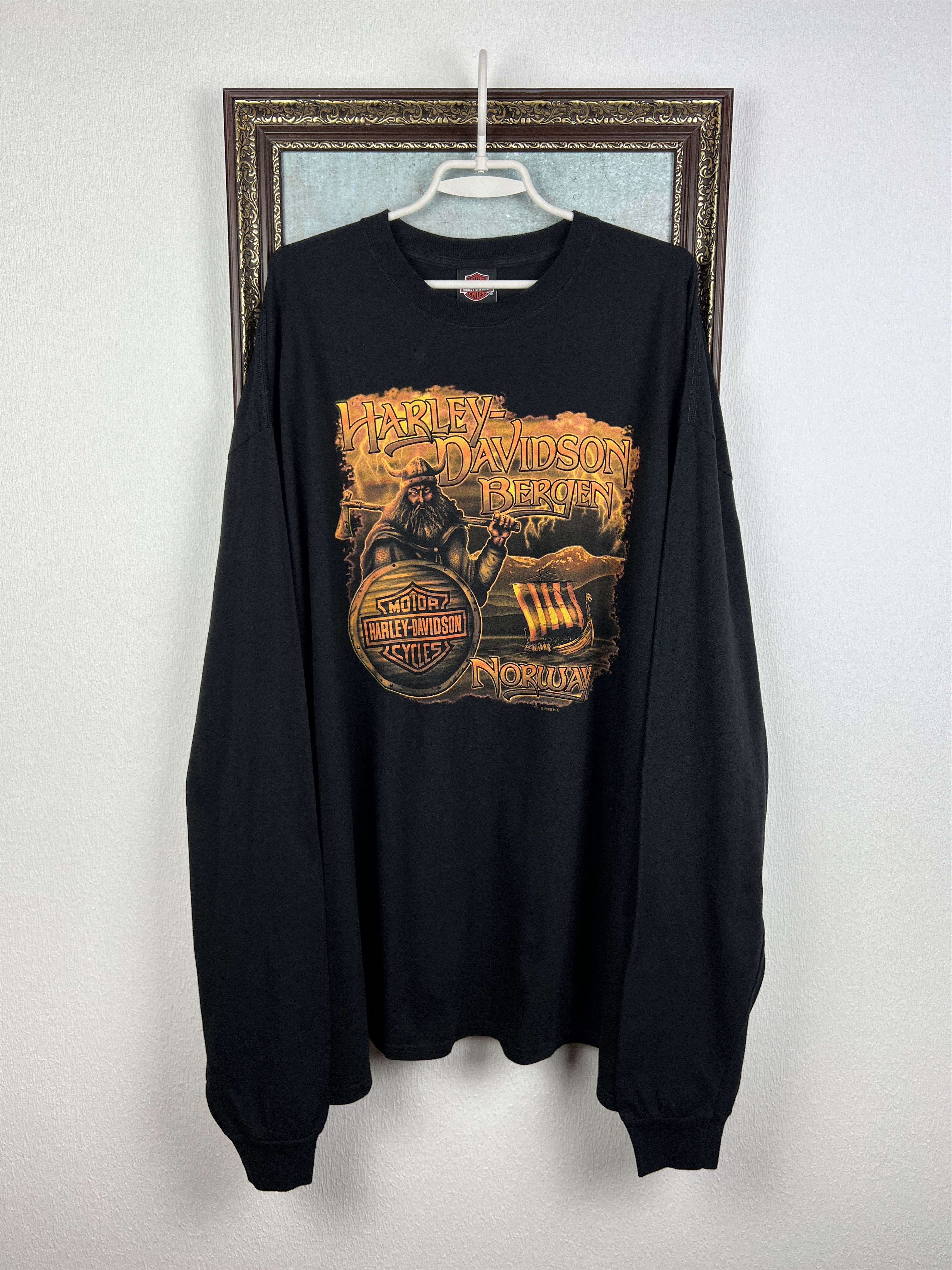 Harley Davidson Norway Over Print Long Sleeve Shirt Jersey Size 3XL Size US XXL / EU 58 / 5 - 1 Thumbnail