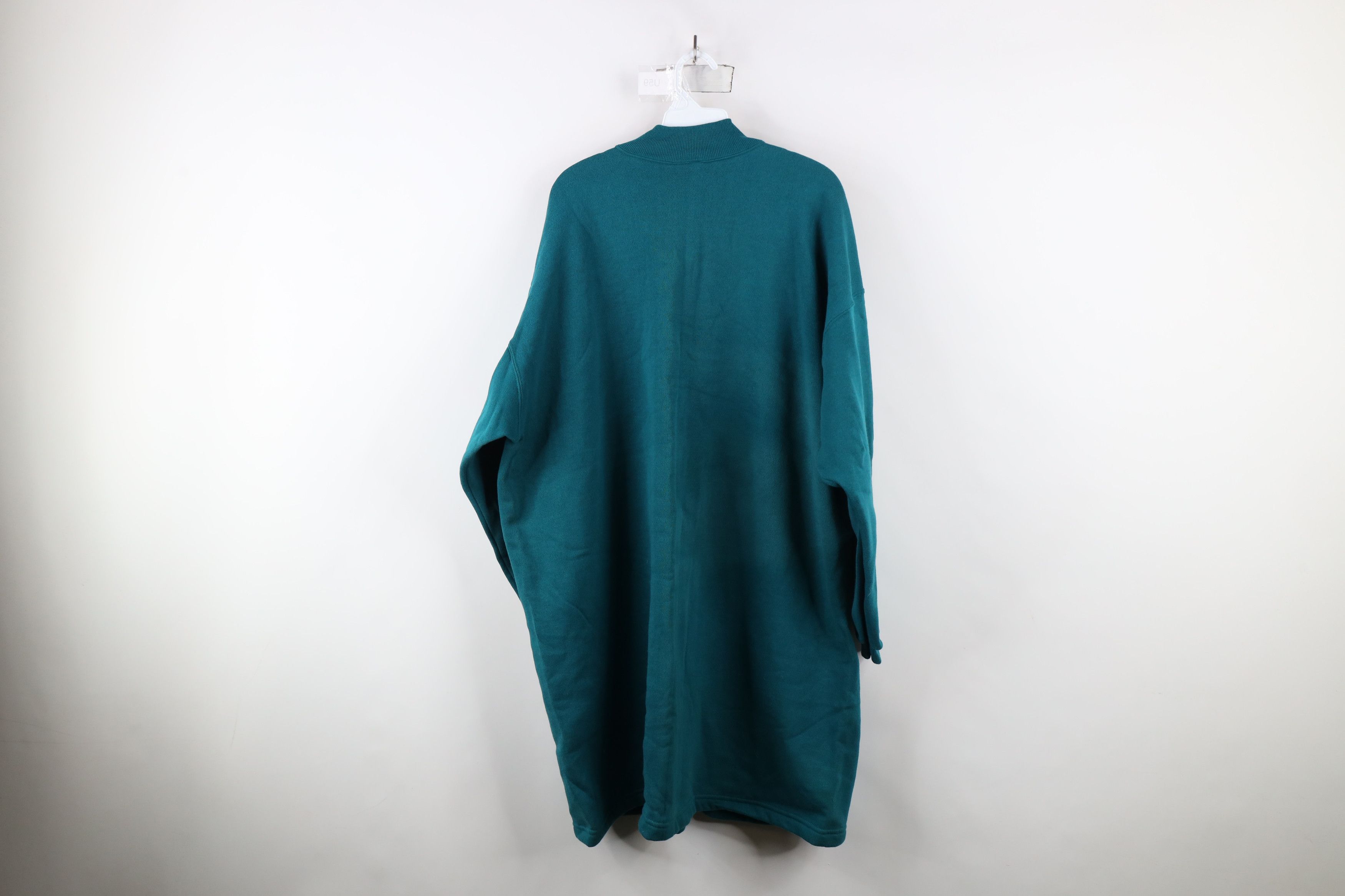 Vintage Deadstock Vintage 90s Streetwear Fit Sweatshirt Spruce Green Size 3XL / US 20-22 - 8 Thumbnail