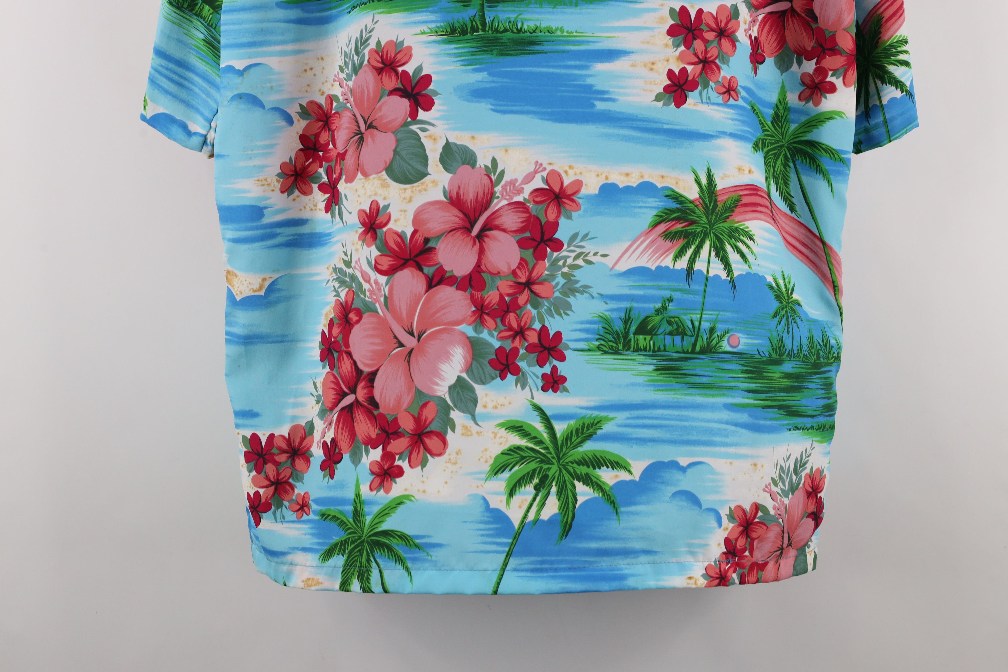 Vintage Vintage 70s Streetwear Short Sleeve Button Shirt USA Size US L / EU 52-54 / 3 - 11 Thumbnail