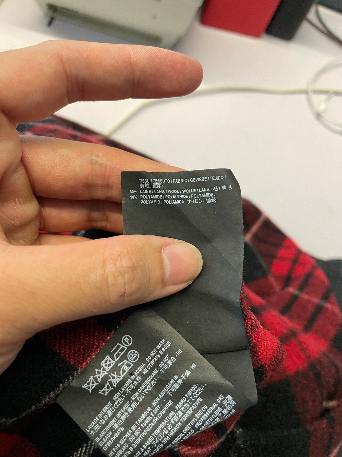 Saint Laurent Paris Saint Laurent Pairs SLP SS18 Flannel Plaid Shirt Size US M / EU 48-50 / 2 - 11 Thumbnail