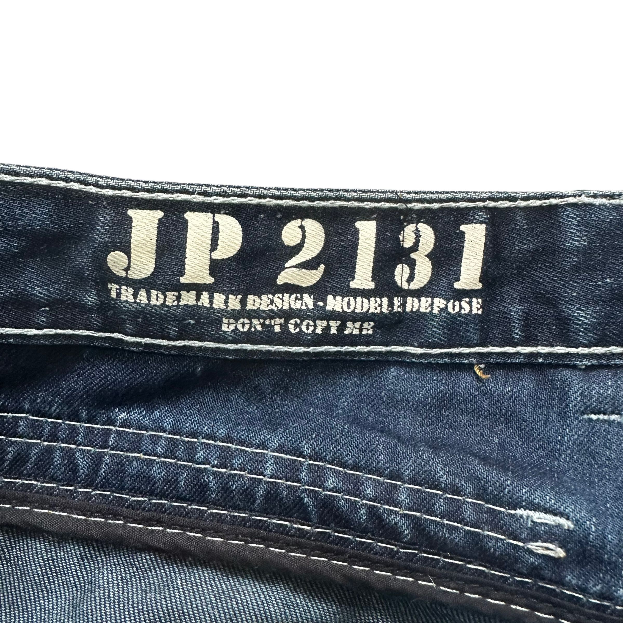 Japanese Brand JAPRAG JP 2131 CRAZY DESIGN DECONSTRUCTED DENIM #8641-018 Size US 34 / EU 50 - 9 Thumbnail