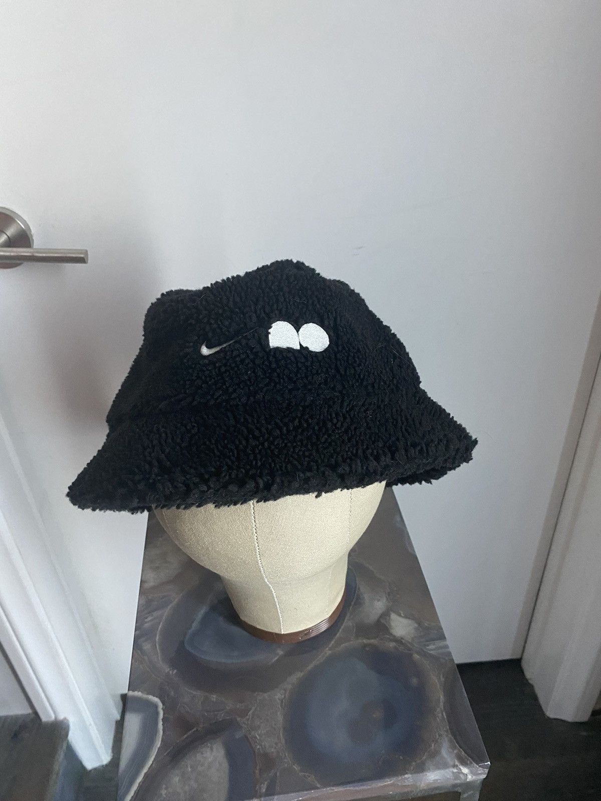 Nike Unisex Nike x Naomi Osaka Fleece Bucket Hat Size M/L Black Size ONE SIZE - 1 Thumbnail