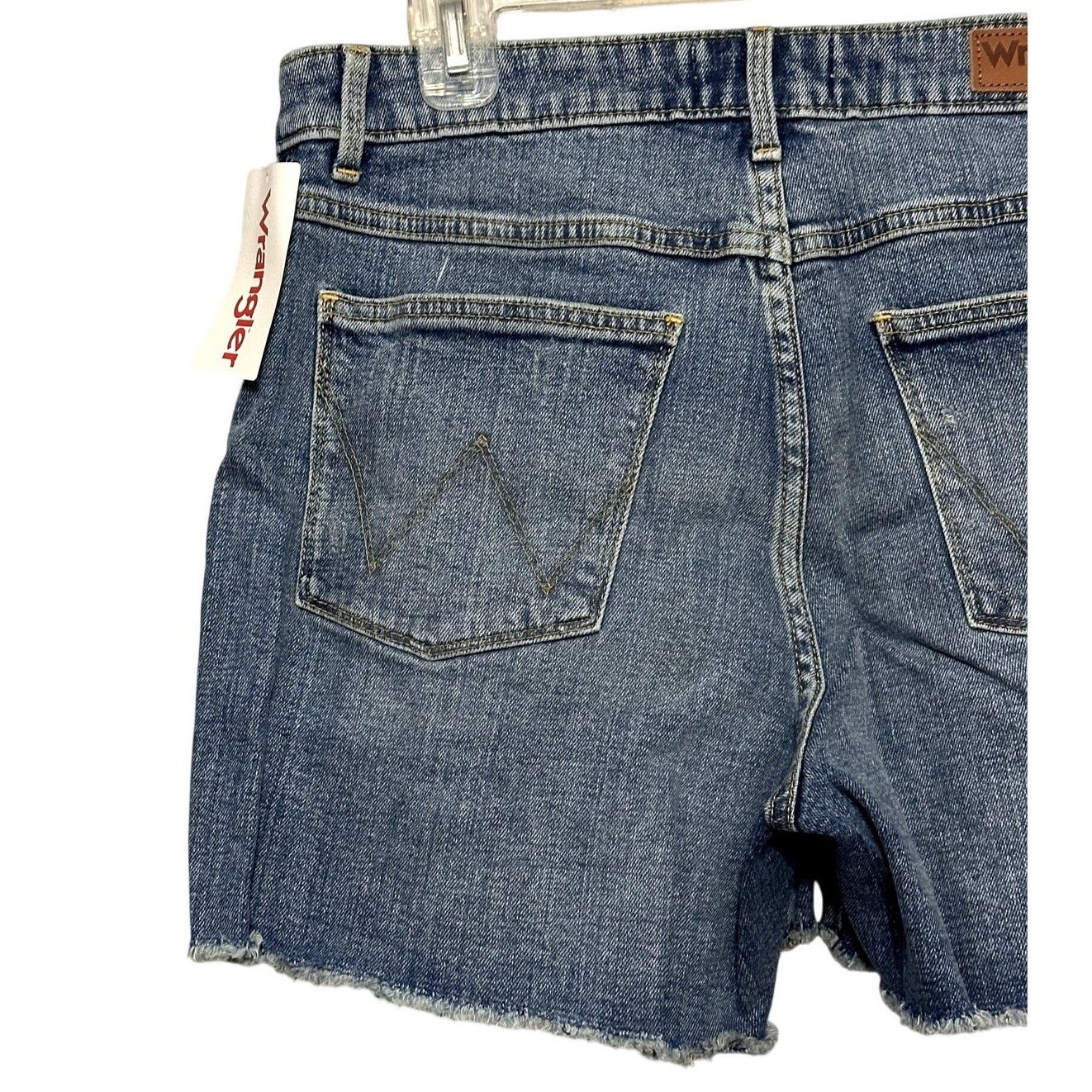 Wrangler Wrangler High Rise 4" Inseam Frayed Hem Jean Shorts Jorts 6 Size 28" / US 6 / IT 42 - 6 Thumbnail