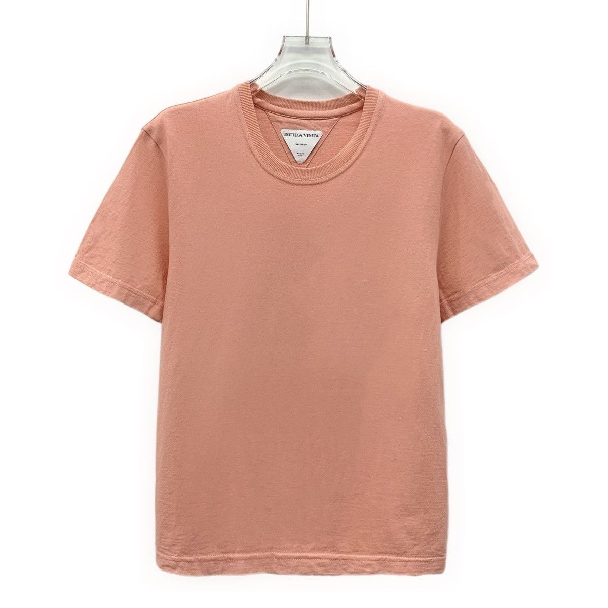 Bottega Veneta Bottega Veneta Coral Pink Letter Embroidery T-shirt K26WX Size S / US 4 / IT 40 - 1 Thumbnail