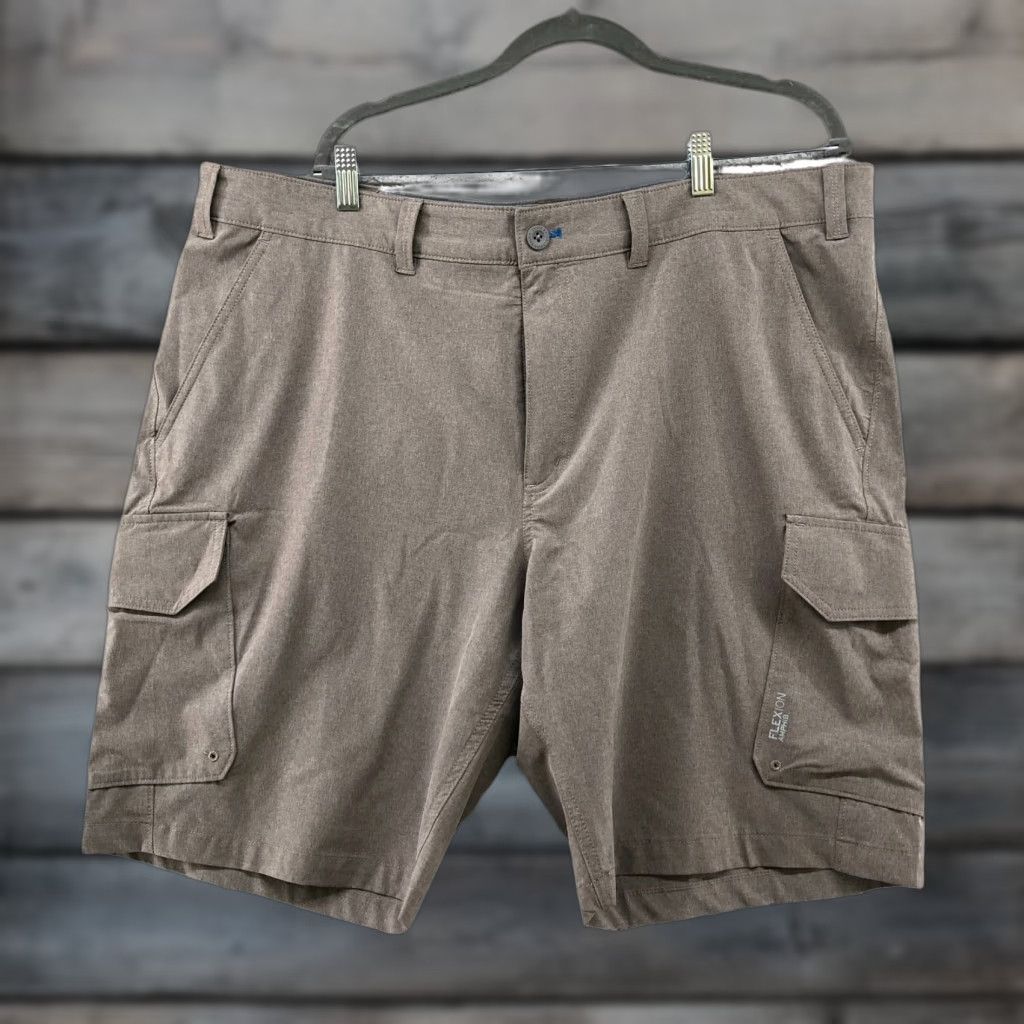 Eddie Bauer Eddie Bauer Cargo Shorts Mens Size 42 Outdoor Hiking Stretch Cargo Brown 42 Inseam 9.5 in Regular Waist MTM Summer Outdoors Size US 42 / EU 58 - 1 Thumbnail