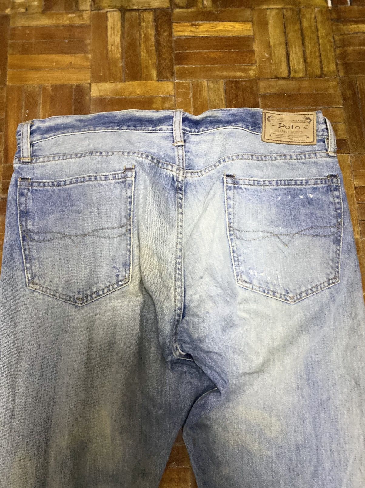 Polo Ralph Lauren × Vintage Vintage Denim Polo Ralph Lauren 90s distressed Size US 37 - 16 Thumbnail
