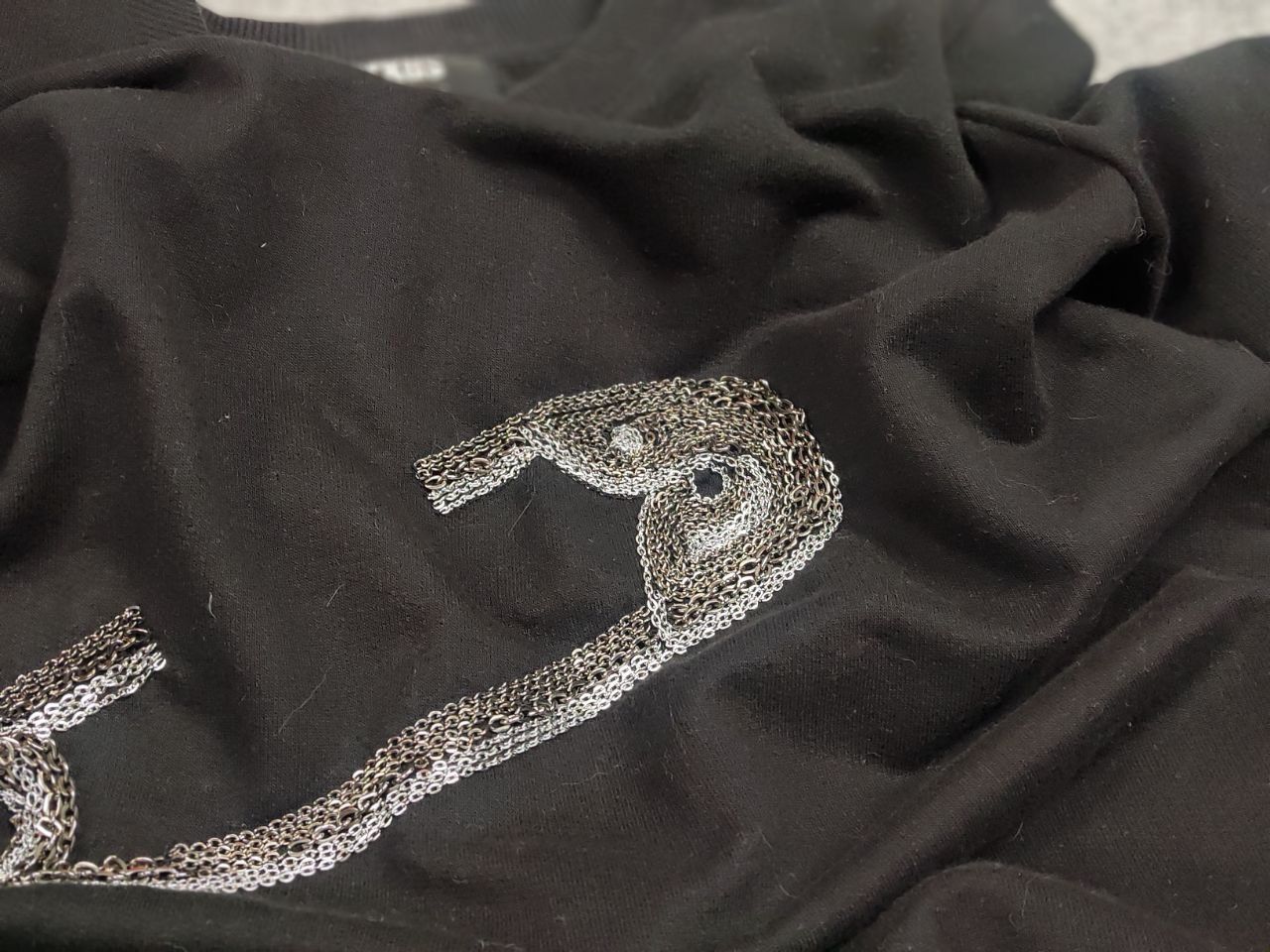 Markus Lupfer Markus Lupfer Design Embroidered paper clip logo Sweatshirt Size US S / EU 44-46 / 1 - 15 Thumbnail