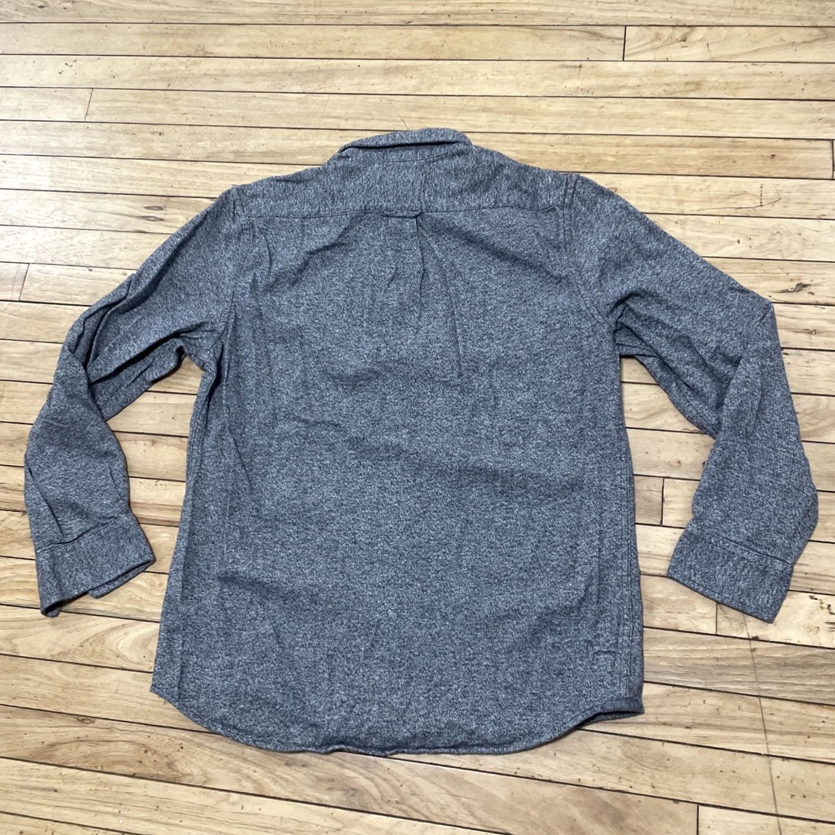 Grayers VINTAGE Grayers Heritage Flannel Shirt Men L Gray Knit Monochrome Streetwear Old Money Size US L / EU 52-54 / 3 - 2 Thumbnail
