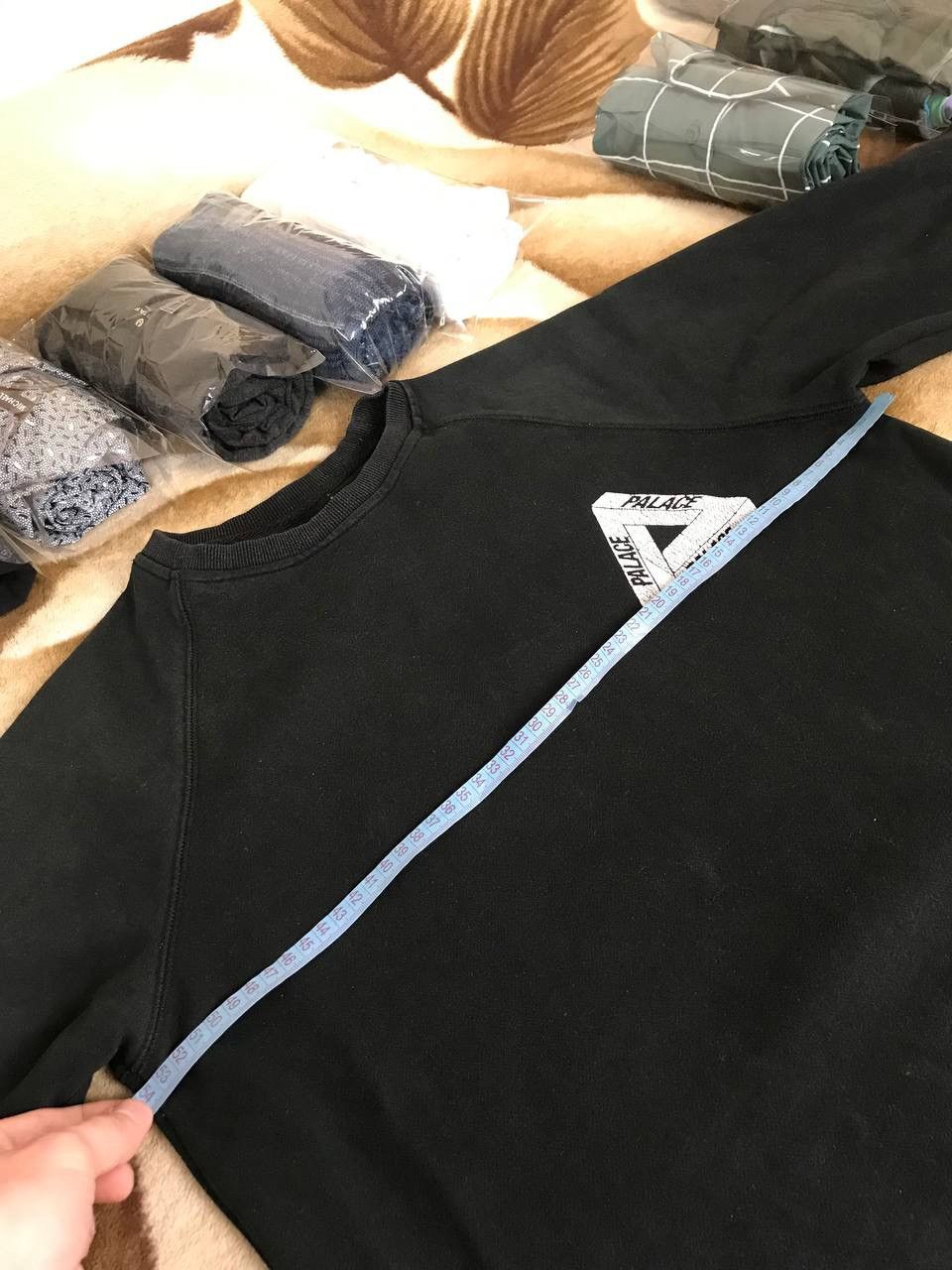 Vintage 🔥 Palace Skateboards Distressed Logo Faded Sweatshirt Y2K Size US XL / EU 56 / 4 - 9 Thumbnail