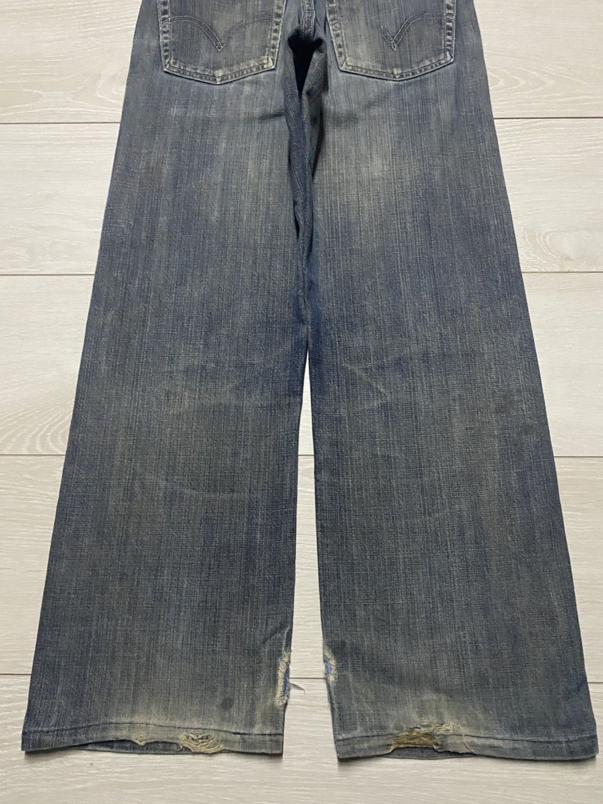 Levi's Vintage Levis 503 Button J38 Mud wash Distressed Baggy Jeans Size US 29 - 6 Thumbnail