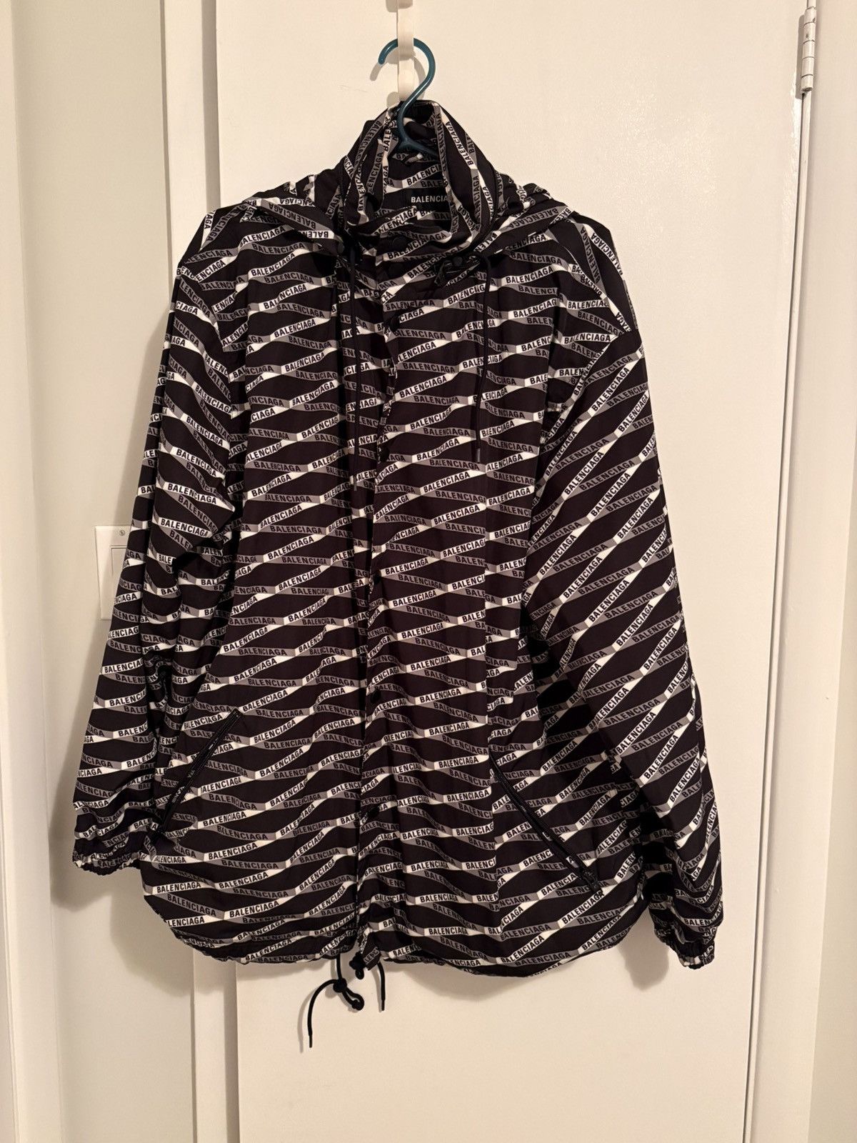 Balenciaga 2019 logo monogram Windbreaker