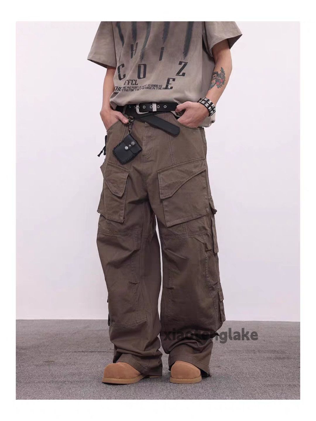 Designer × Japanese Brand × Vintage utility military outdoor skate hiphop work cargo pants Size US 32 / EU 48 - 3 Thumbnail