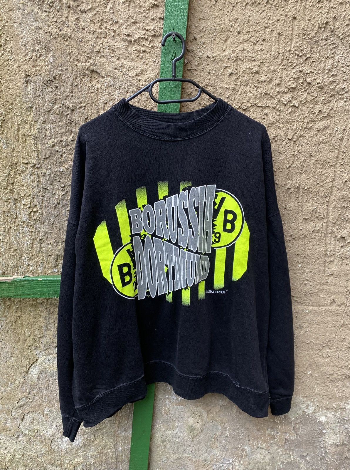 Vintage Vintage Borussia Dortmund Training Sweatshirt 90 PSG Arsenal Size US L / EU 52-54 / 3 - 1 Thumbnail