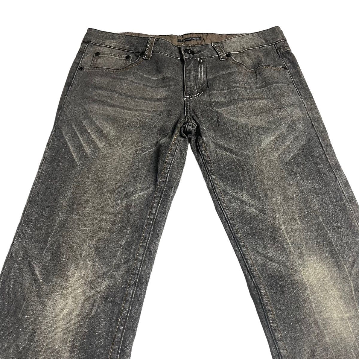 CIVARIZE 🇯🇵 VINTAGE GALVANIZE WASHED DENIM PANTS Size US 32 / EU 48 - 3 Thumbnail