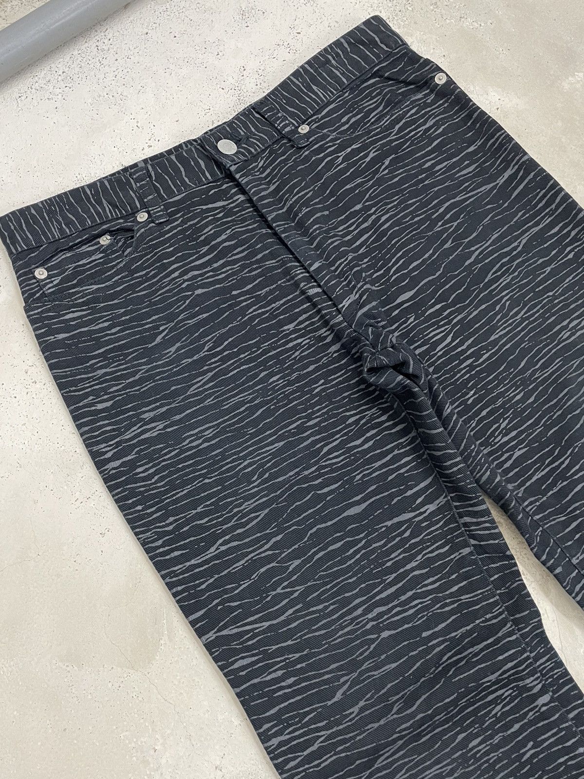 Japanese Brand × Tornado Mart Sadistic And Dangerous Japanese Flare Skin Denim Snakeskin Size US 29 - 3 Thumbnail