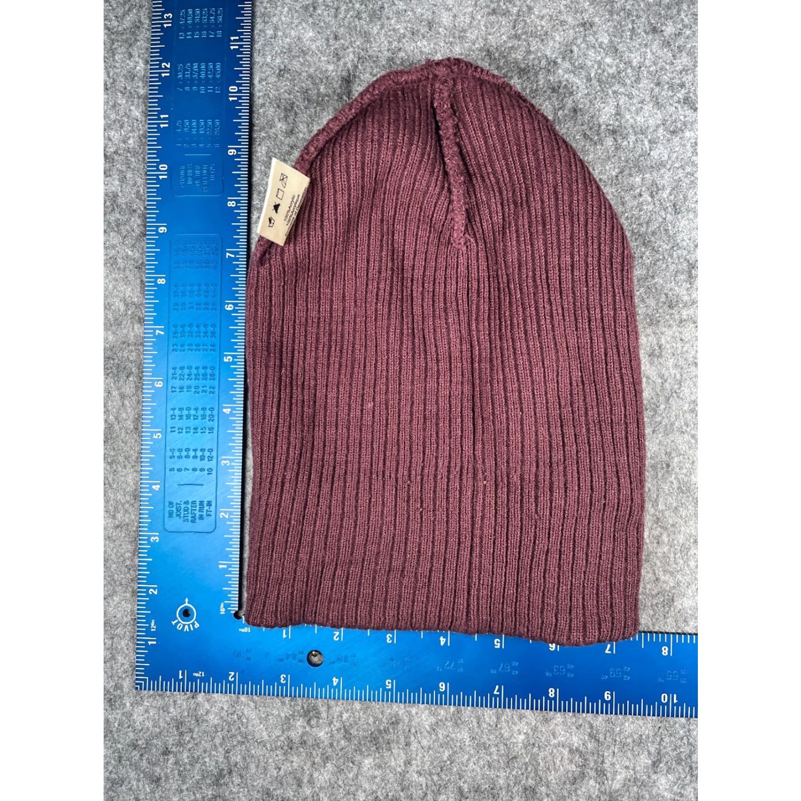 Vintage Spencer's Gift Beanie Women One Size Purple 100% Acrylic Knit Ski Size ONE SIZE - 6 Thumbnail