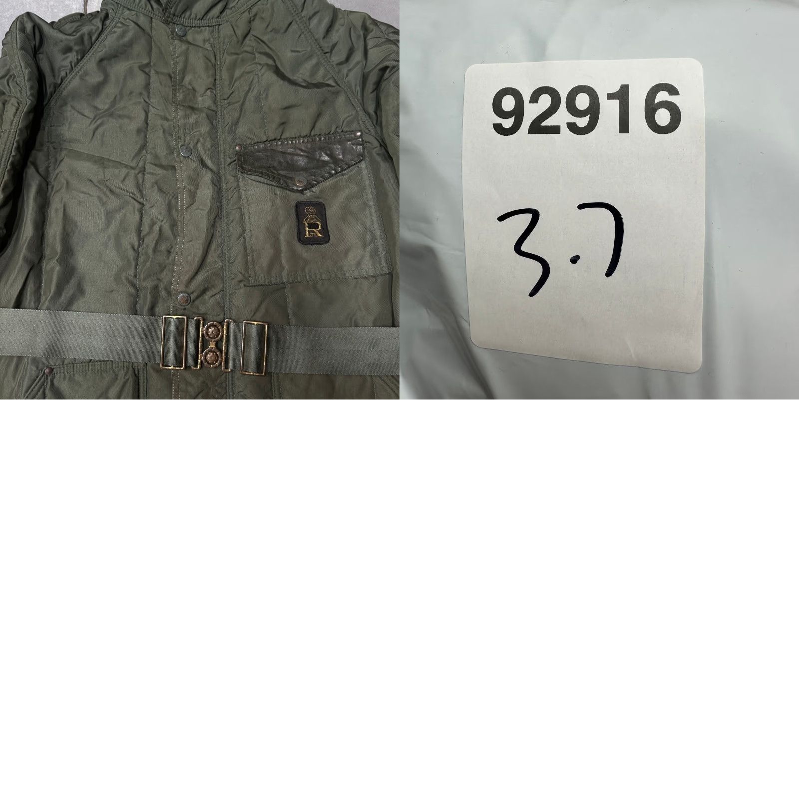 Refrigiwear VINTAGE RefrigiWear Belted Coat Jacket Mens Large Full Zip Green Insulated Parka Belted Long Workwear Parka Mens Size US L / EU 52-54 / 3 - 10 Thumbnail